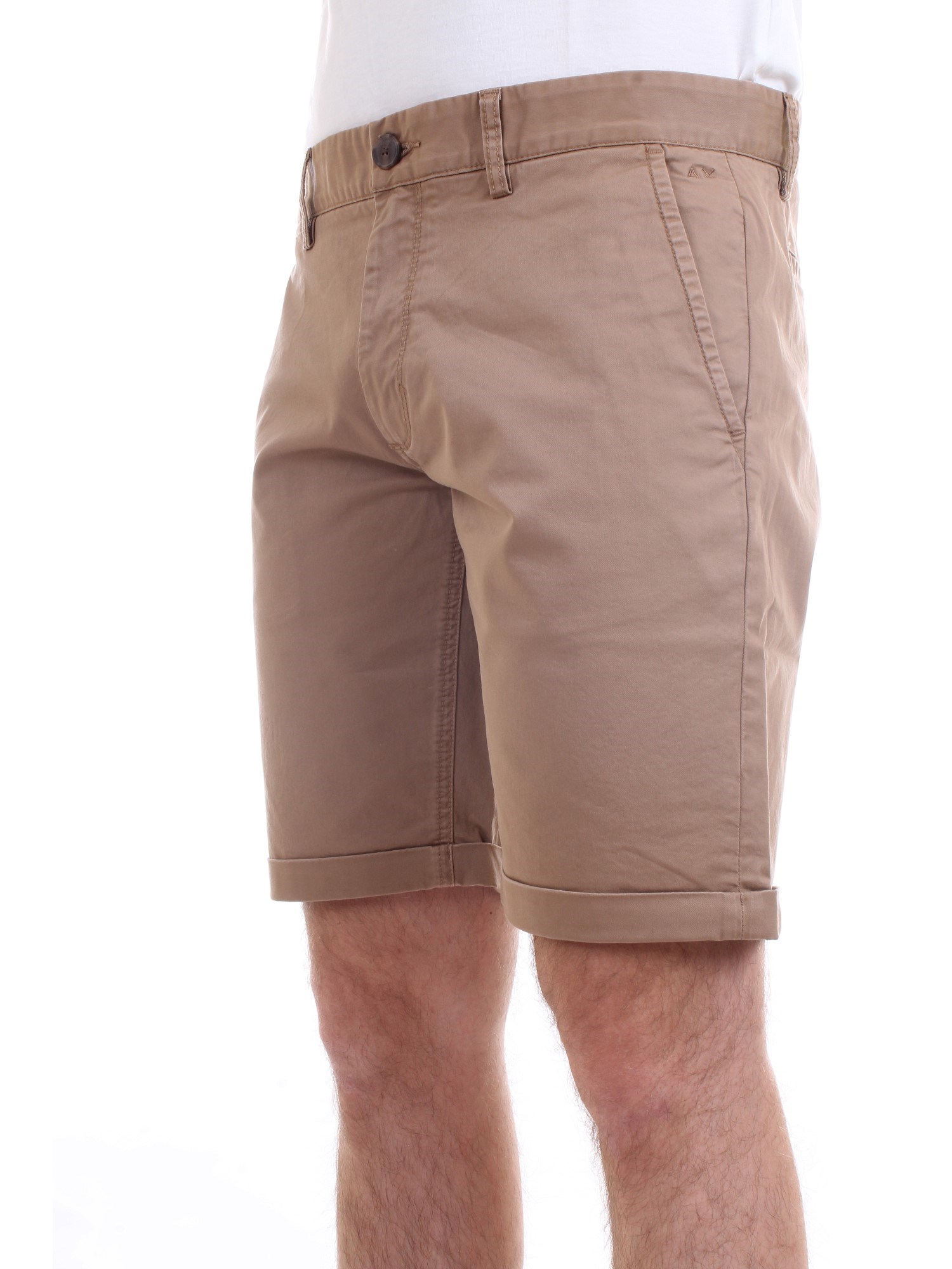 SUN68 B30101 Beige Clothing Man Shorts SUN68 B30101 Beige Clothing Man Shorts
