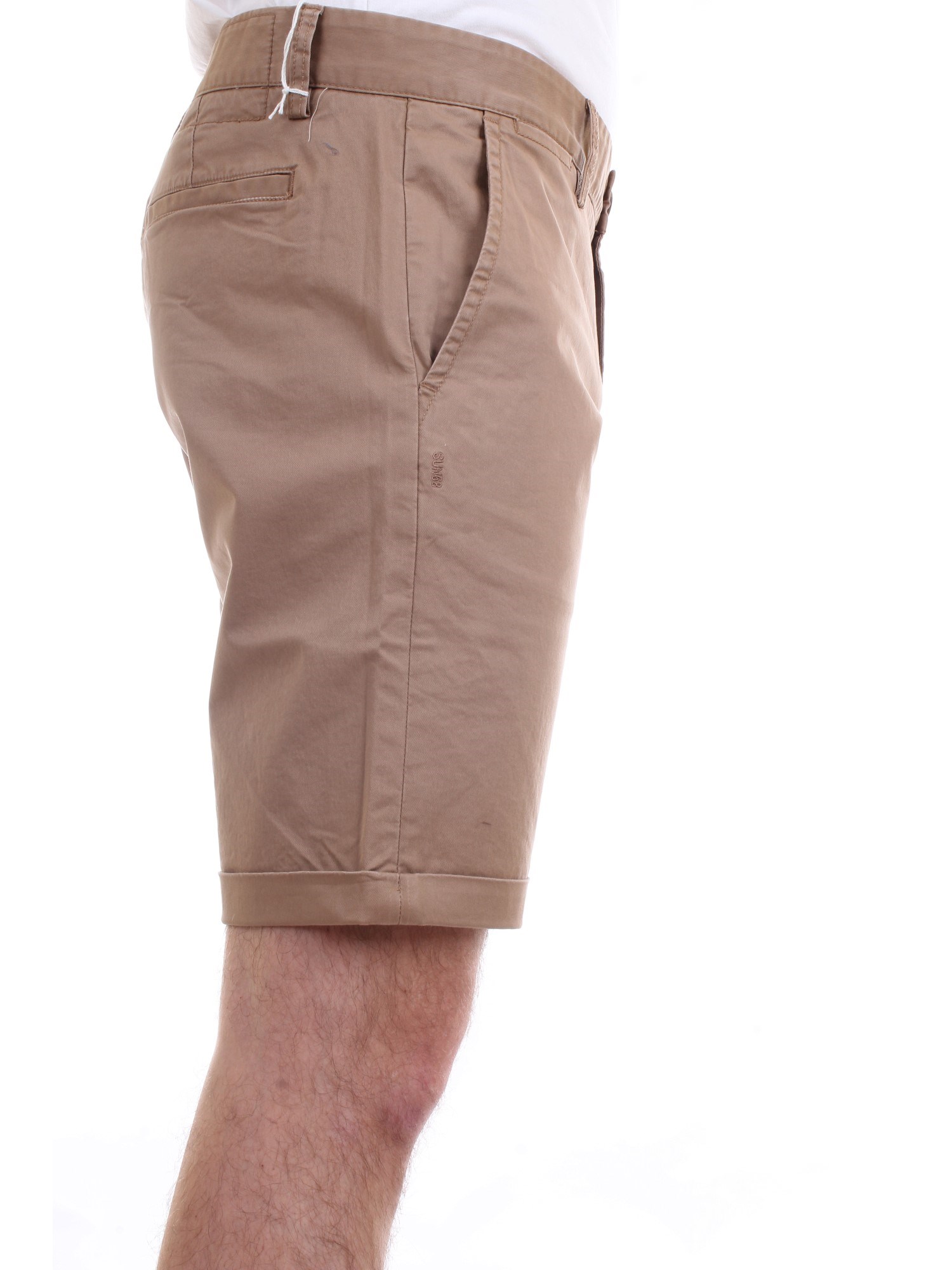 SUN68 B30101 Beige Clothing Man Shorts SUN68 B30101 Beige Clothing Man Shorts