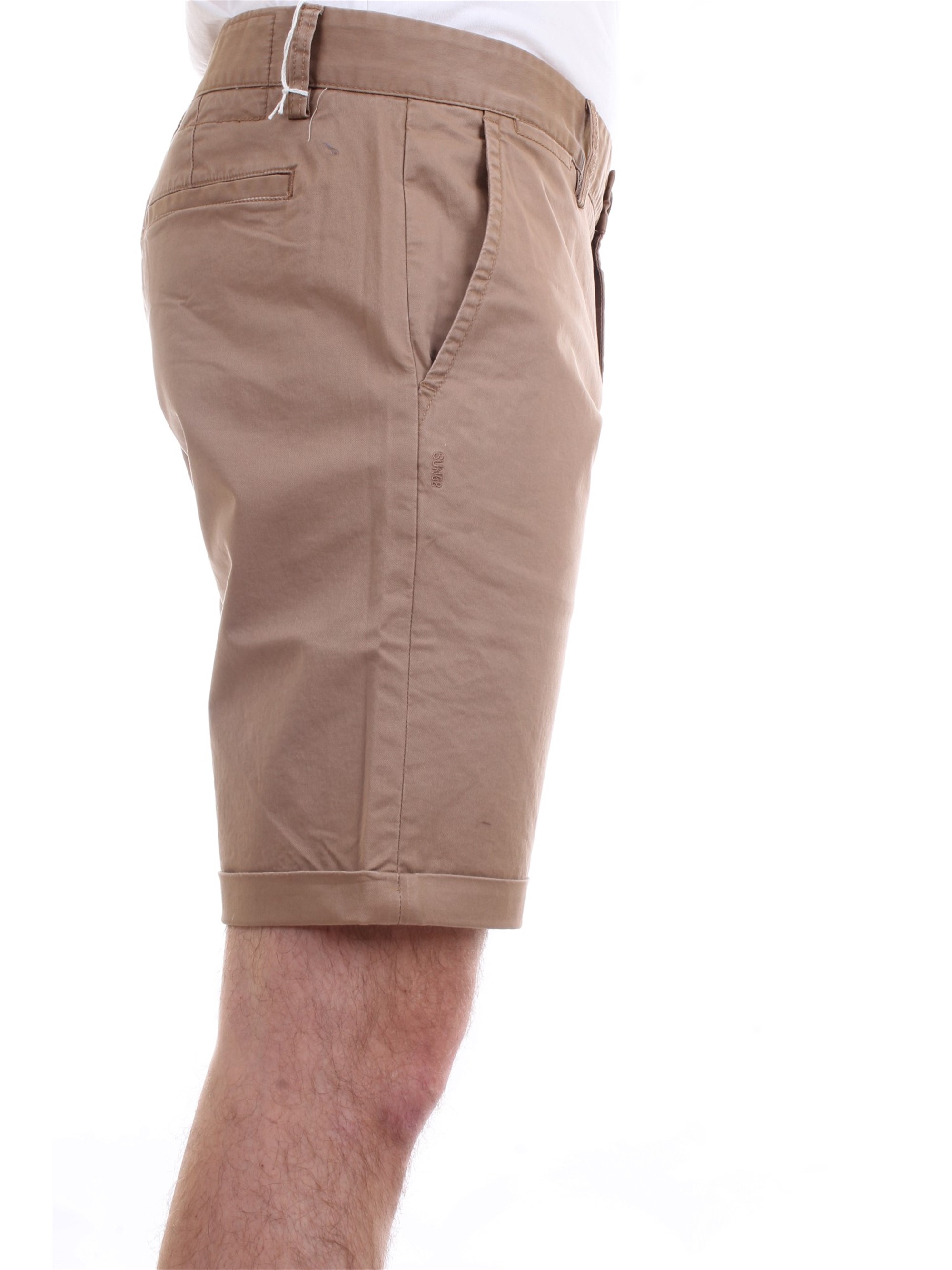 SUN68 B30101 Beige Clothing Man Shorts SUN68 B30101 Beige Clothing Man Shorts