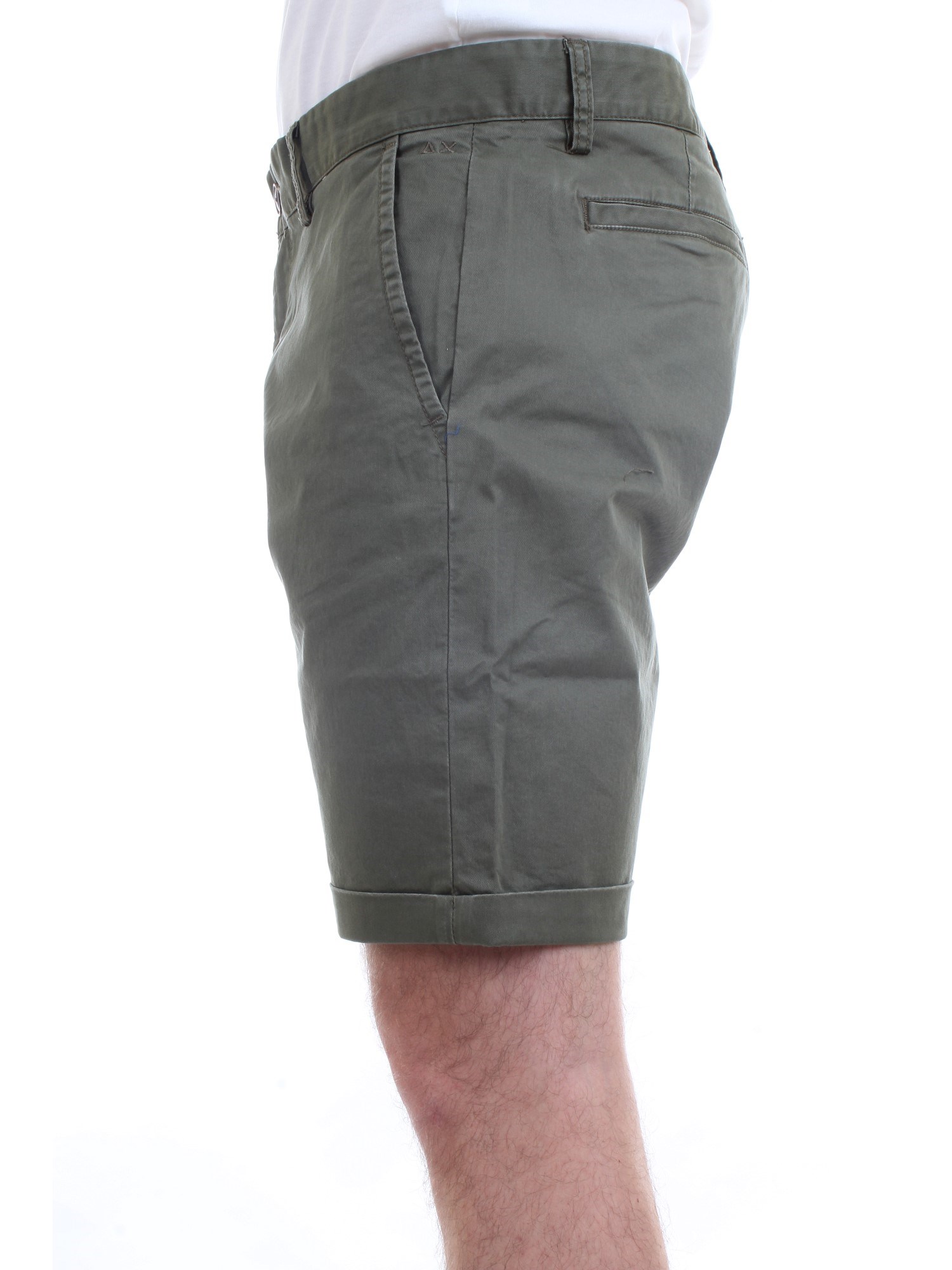 SUN68 B30101 Military green Clothing Man Shorts SUN68 B30101 Military green Clothing Man Shorts