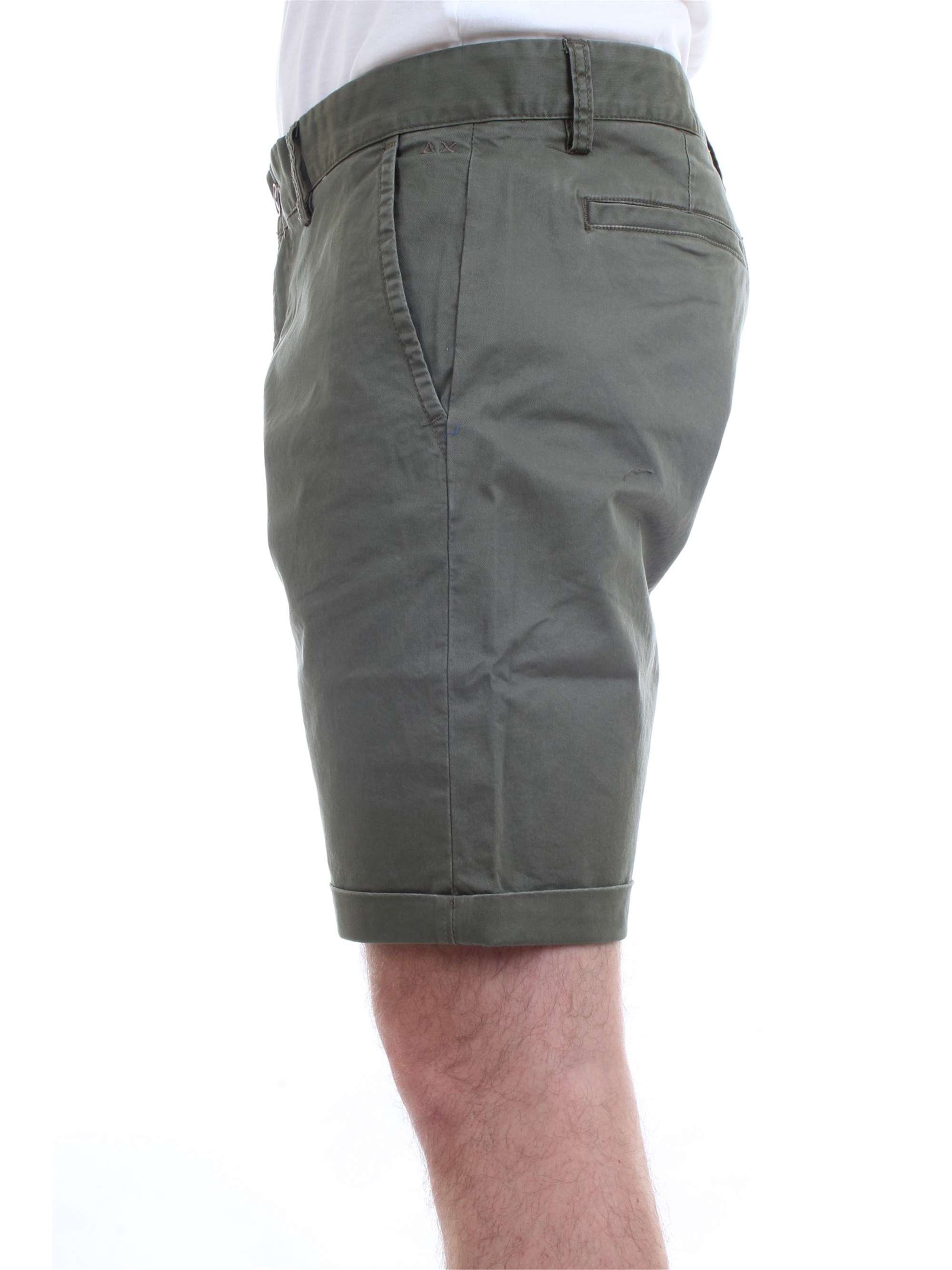 SUN68 B30101 Military green Clothing Man Shorts SUN68 B30101 Military green Clothing Man Shorts