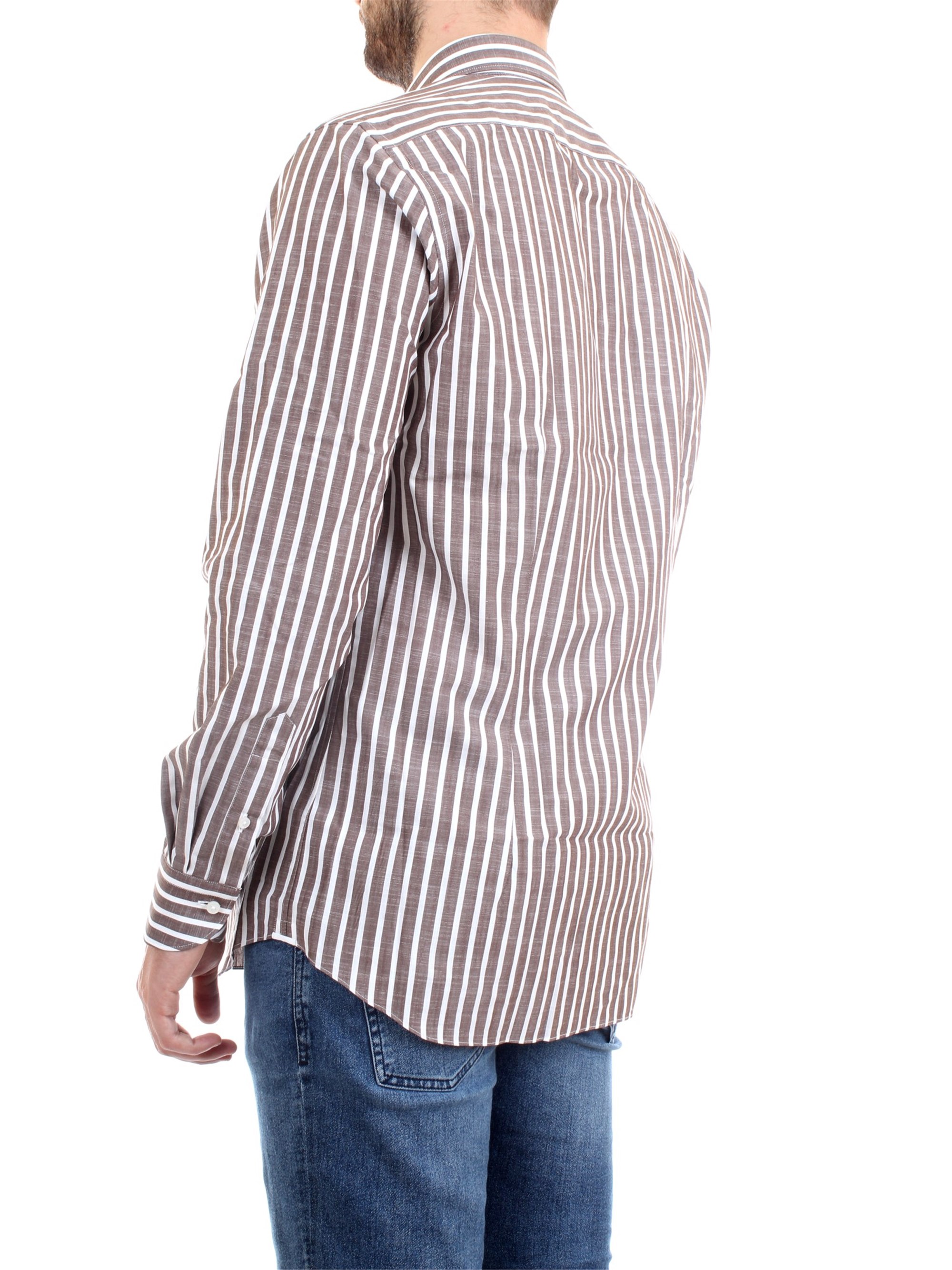 XACUS 61201.005 Brown Clothing Man Shirt XACUS 61201.005 Brown Clothing Man Shirt
