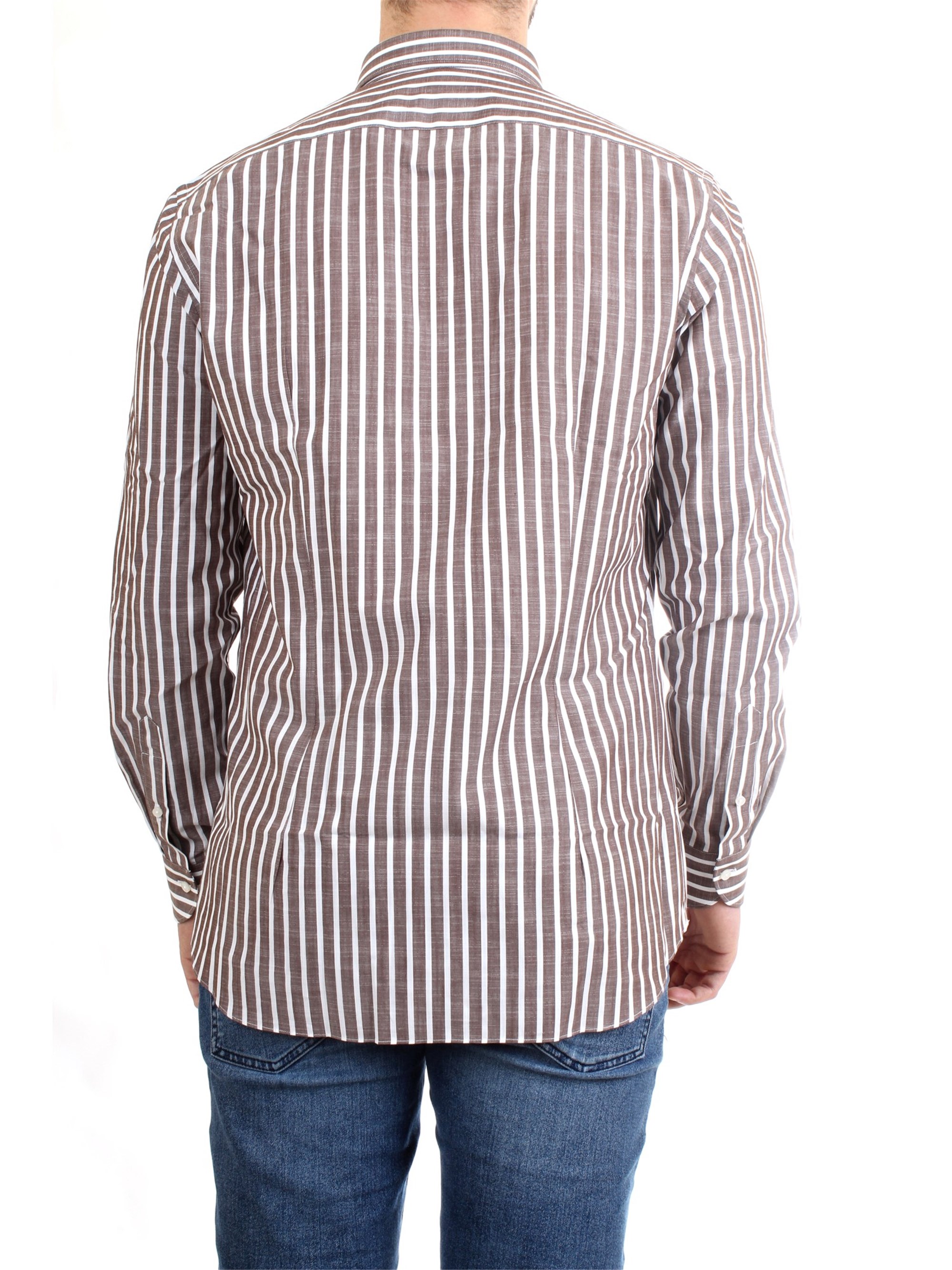 XACUS 61201.005 Brown Clothing Man Shirt XACUS 61201.005 Brown Clothing Man Shirt
