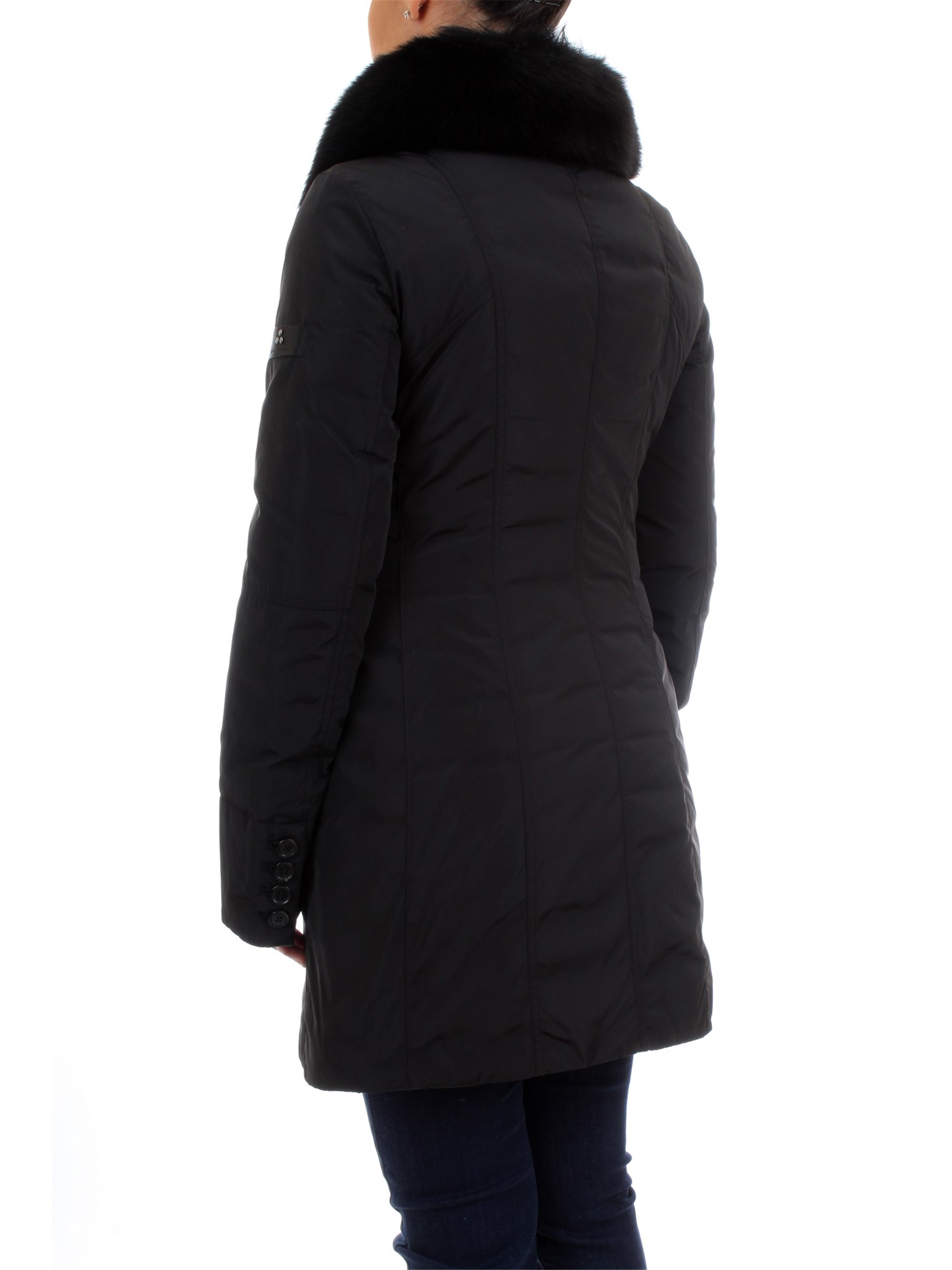 PEUTEREY PED2275 Black Clothing Woman Overcoat PEUTEREY PED2275 Black Clothing Woman Overcoat