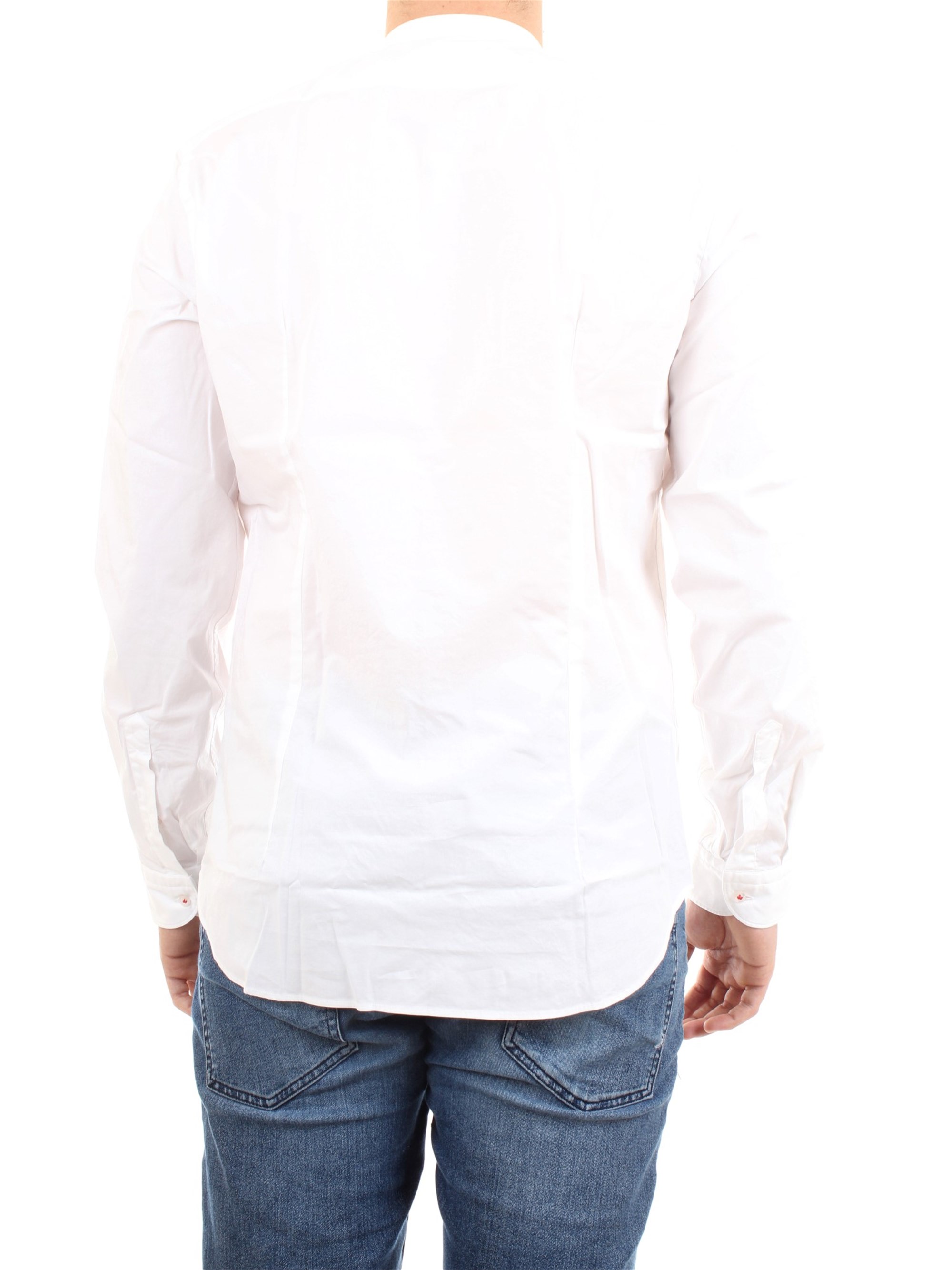 MANUEL RITZ 2832E604L 203245 White Clothing Man Shirt MANUEL RITZ 2832E604L 203245 White Clothing Man Shirt