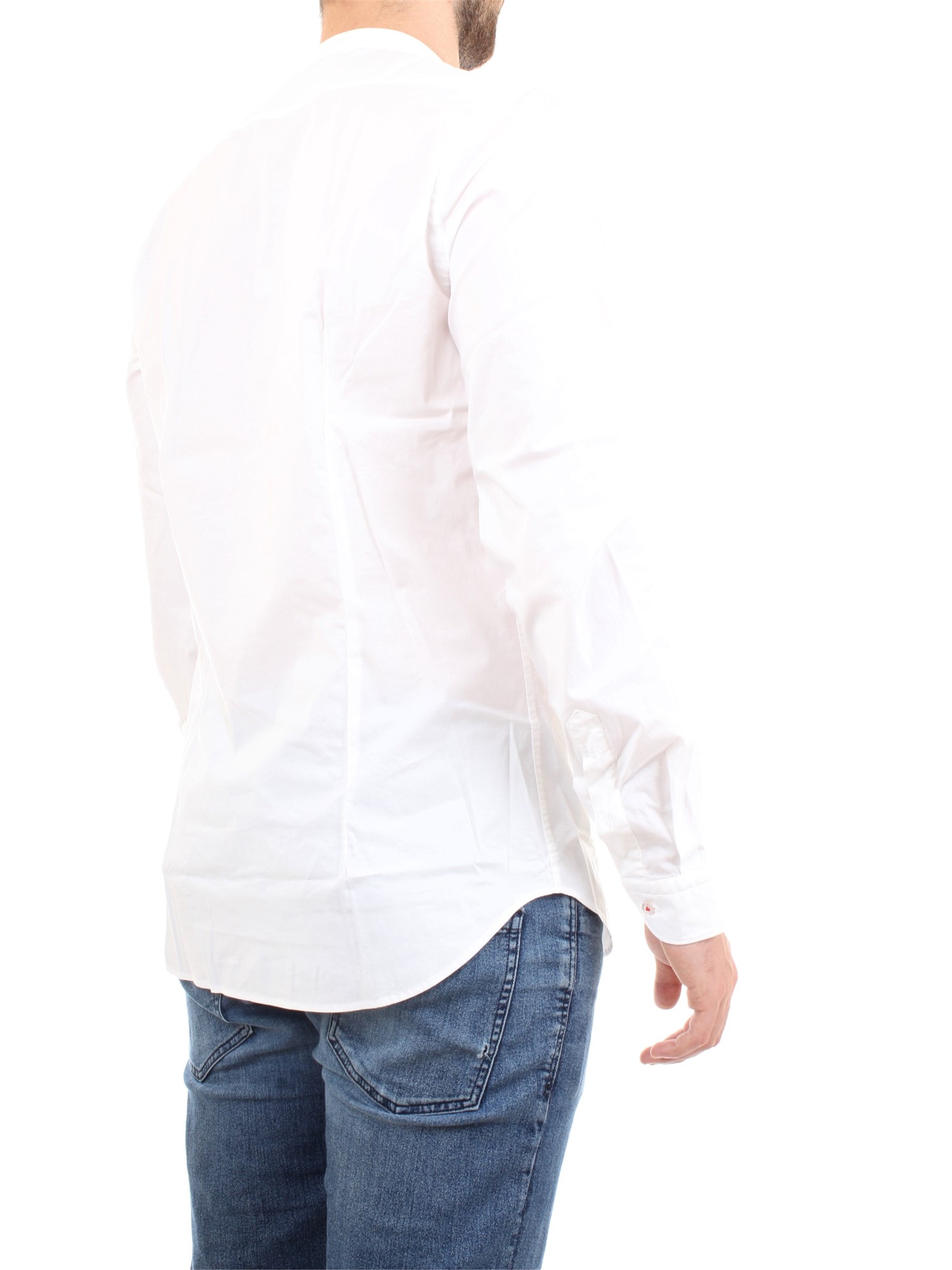 MANUEL RITZ 2832E604L 203245 White Clothing Man Shirt MANUEL RITZ 2832E604L 203245 White Clothing Man Shirt