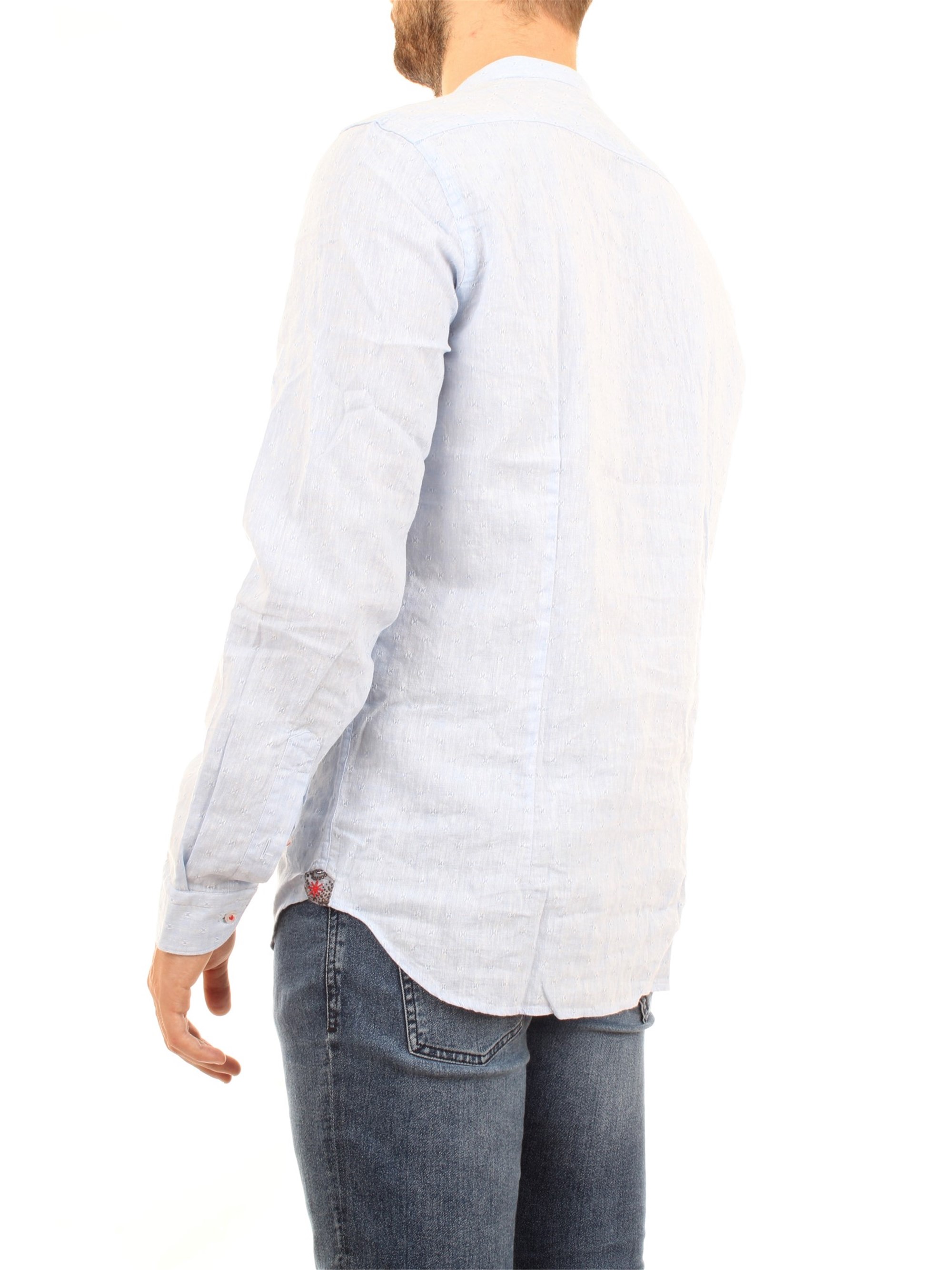 MANUEL RITZ 2832E604L 203259 Light blue Clothing Man Shirt MANUEL RITZ 2832E604L 203259 Light blue Clothing Man Shirt