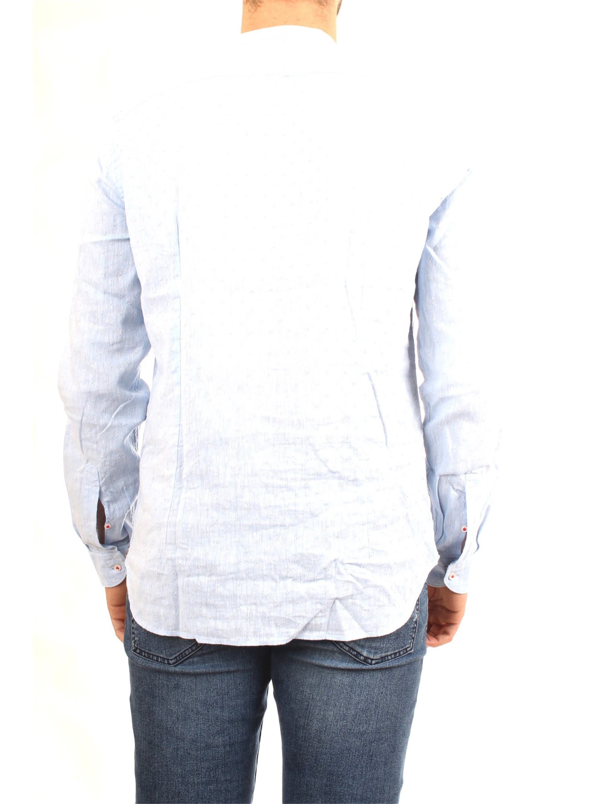 MANUEL RITZ 2832E604L 203259 Light blue Clothing Man Shirt MANUEL RITZ 2832E604L 203259 Light blue Clothing Man Shirt