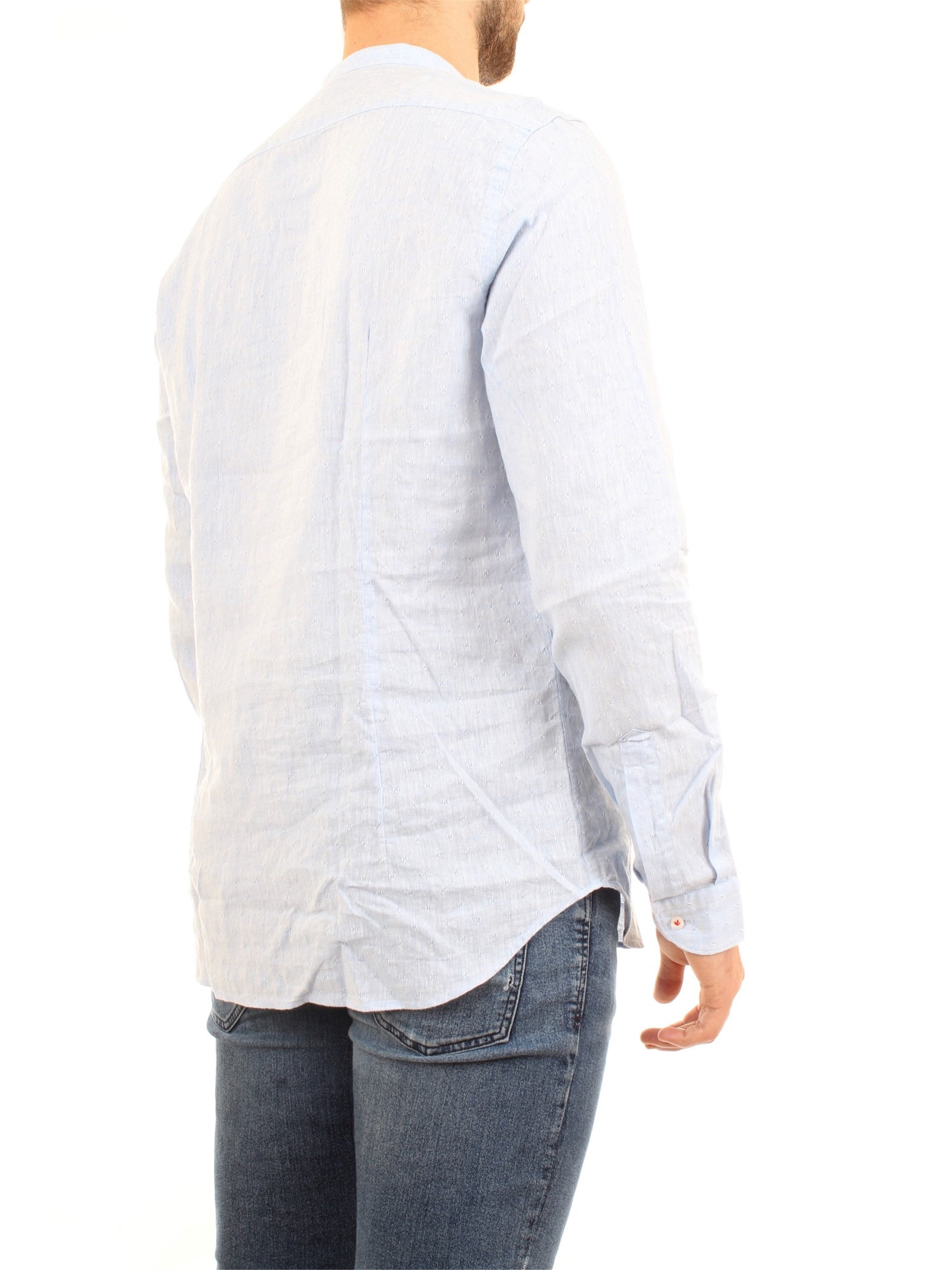 MANUEL RITZ 2832E604L 203259 Light blue Clothing Man Shirt MANUEL RITZ 2832E604L 203259 Light blue Clothing Man Shirt