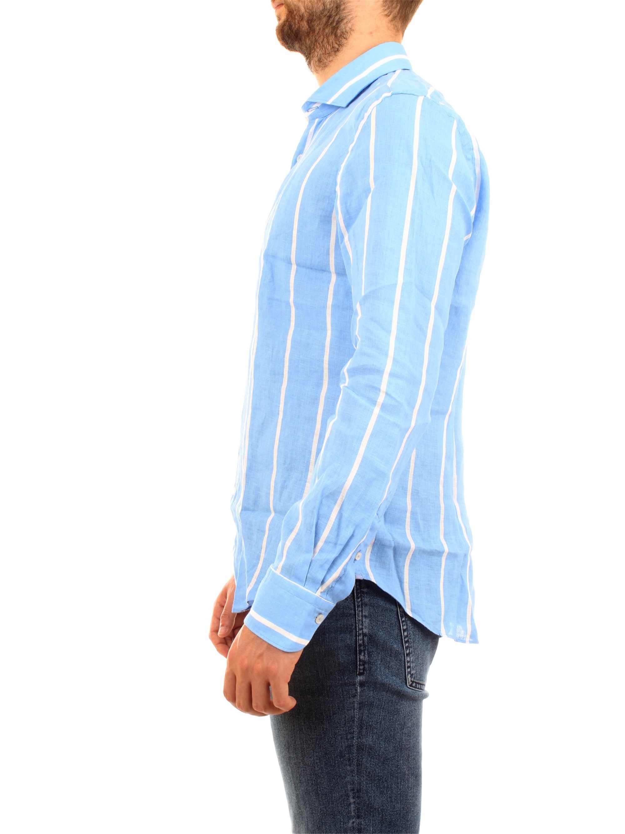 XACUS 13281 Light blue Clothing Man Shirt XACUS 13281 Light blue Clothing Man Shirt