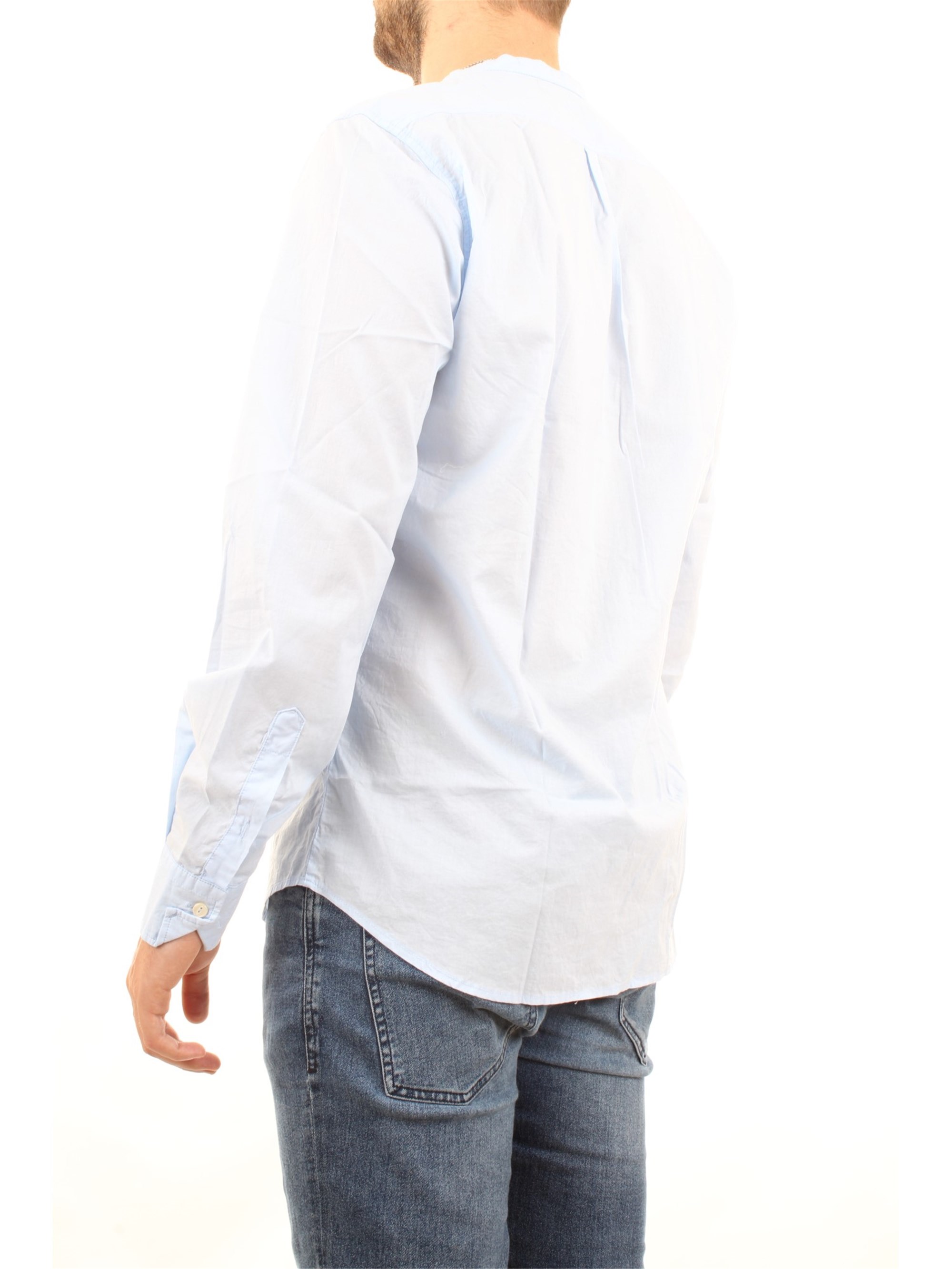 Officina36 0372707652 Light blue Clothing Man Shirt Officina36 0372707652 Light blue Clothing Man Shirt