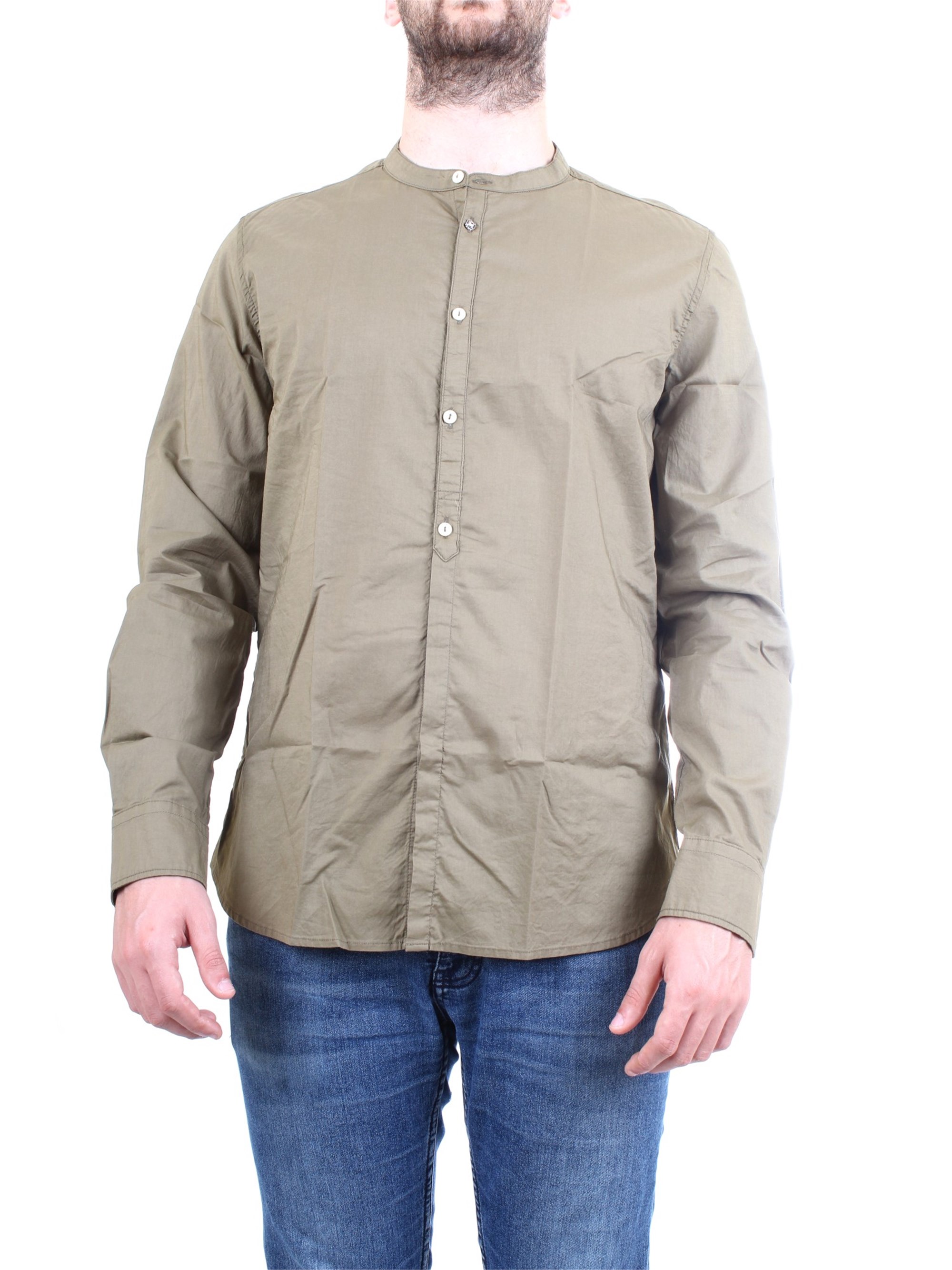 Officina36 0372707652 Military green Clothing Man Shirt Officina36 0372707652 Military green Clothing Man Shirt