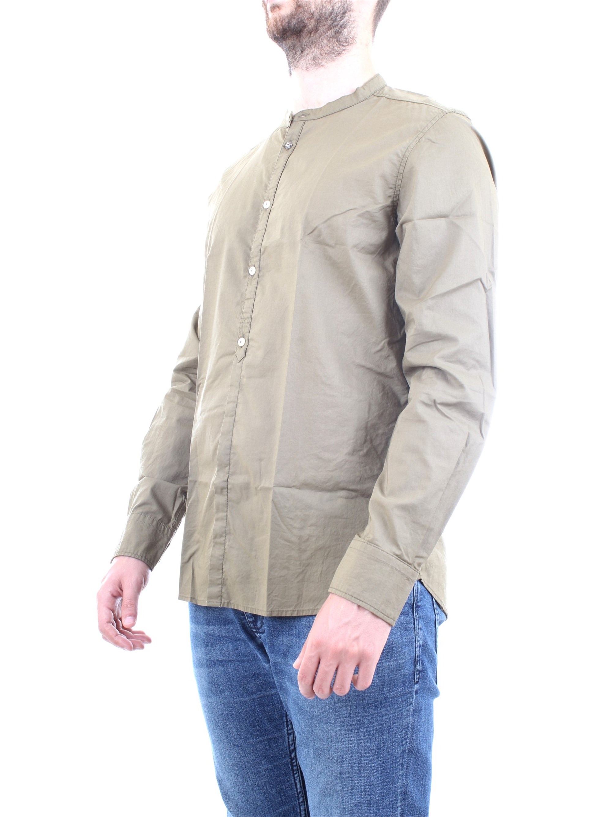 Officina36 0372707652 Military green Clothing Man Shirt Officina36 0372707652 Military green Clothing Man Shirt
