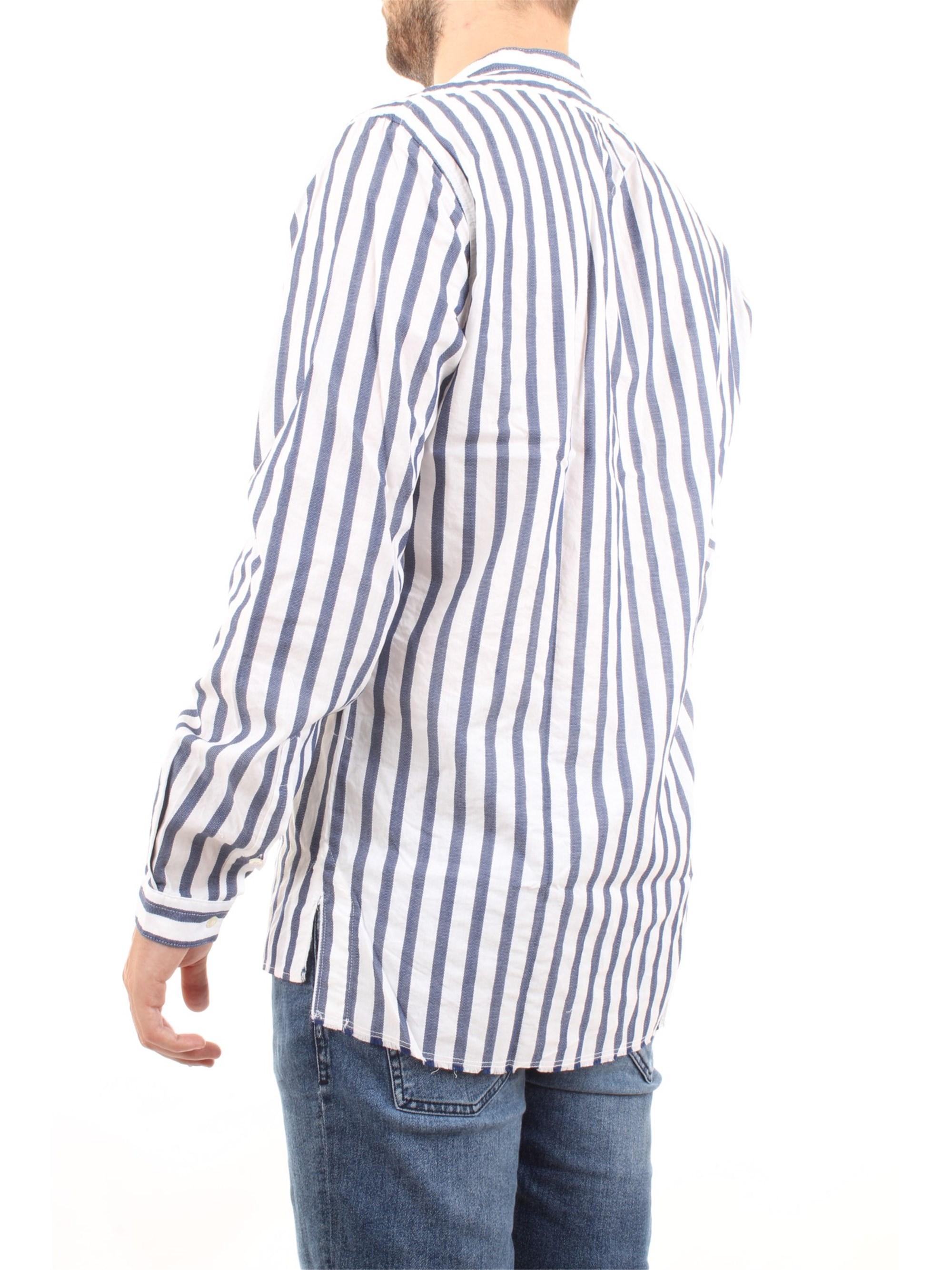 Officina36 0383607644 Blue Clothing Man Shirt Officina36 0383607644 Blue Clothing Man Shirt