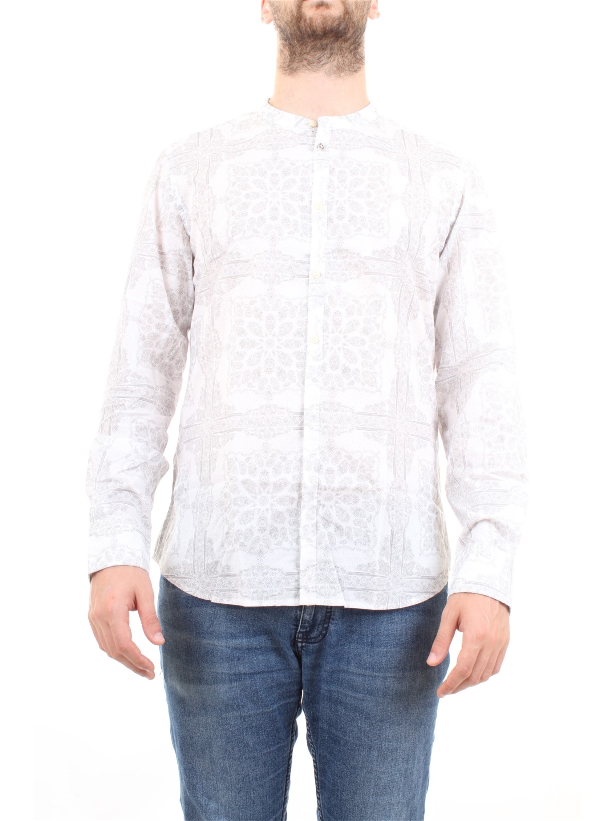 Officina36 0372707677 Black Clothing Man Shirt Officina36 0372707677 Black Clothing Man Shirt