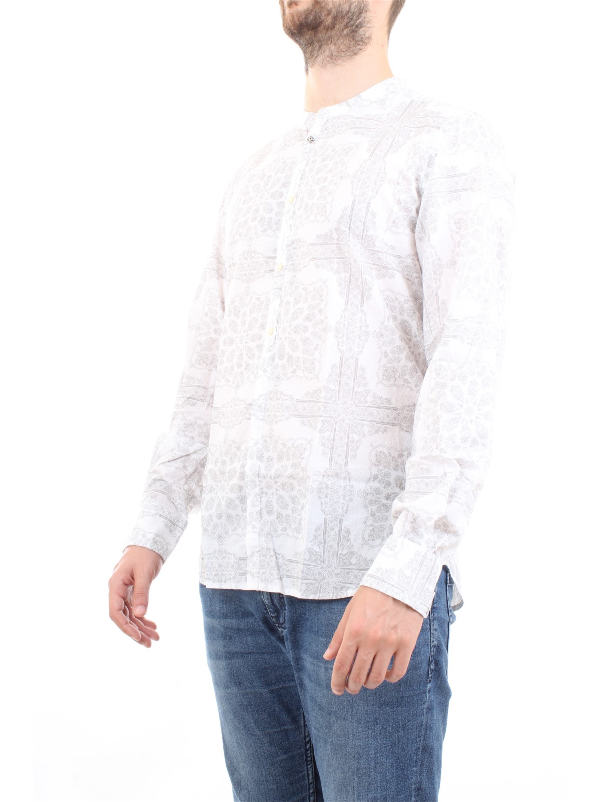 Officina36 0372707677 Black Clothing Man Shirt Officina36 0372707677 Black Clothing Man Shirt