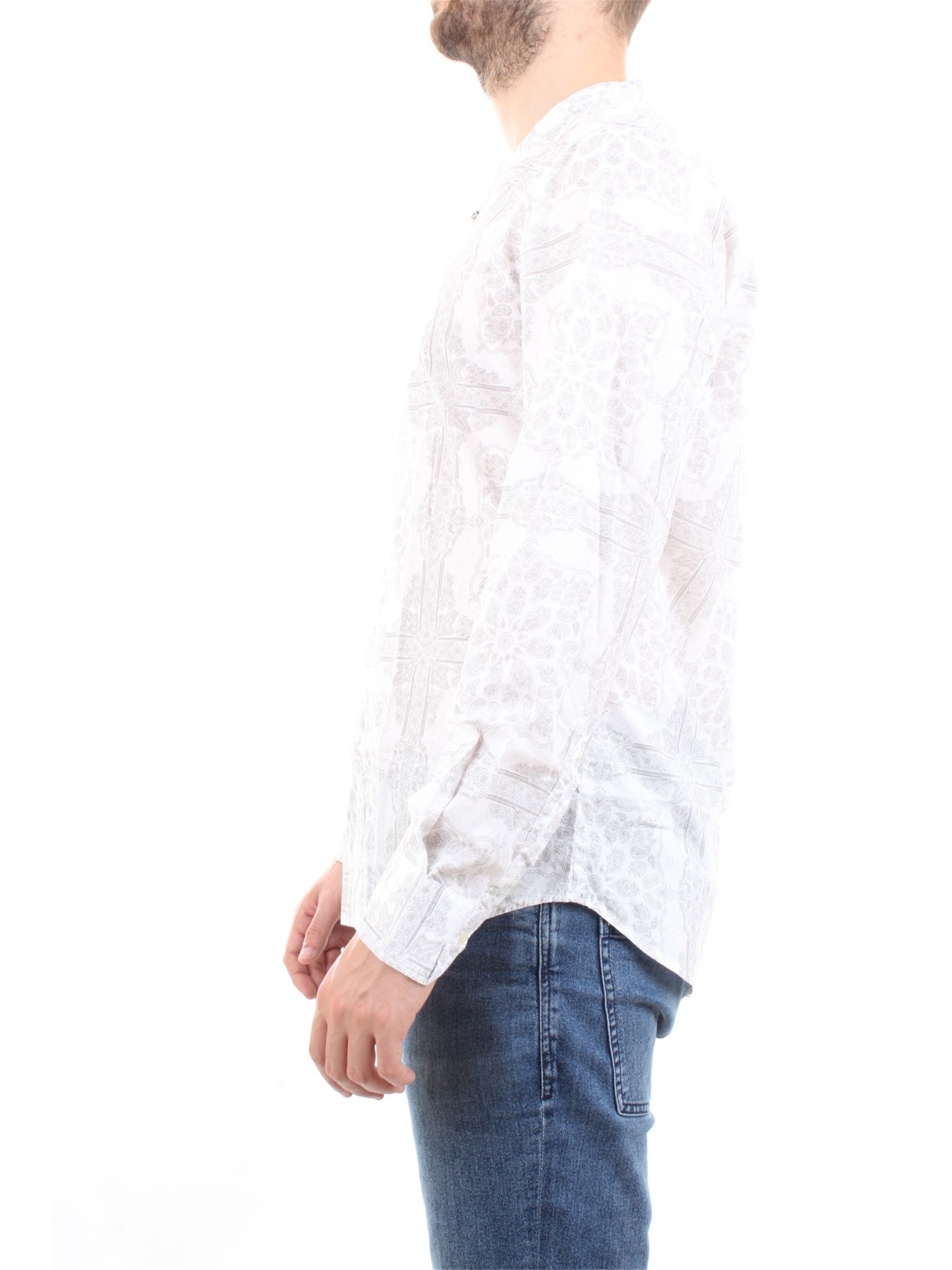 Officina36 0372707677 Black Clothing Man Shirt Officina36 0372707677 Black Clothing Man Shirt