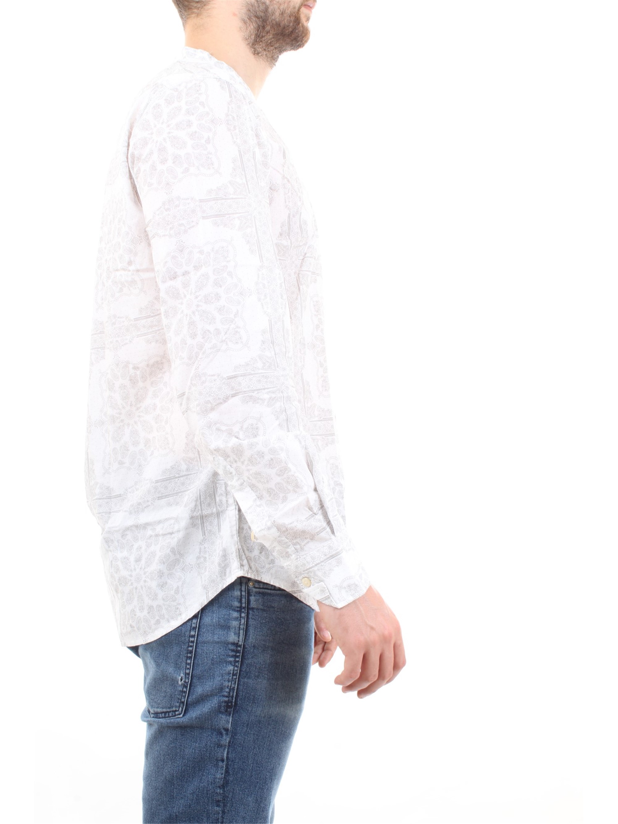 Officina36 0372707677 Black Clothing Man Shirt Officina36 0372707677 Black Clothing Man Shirt