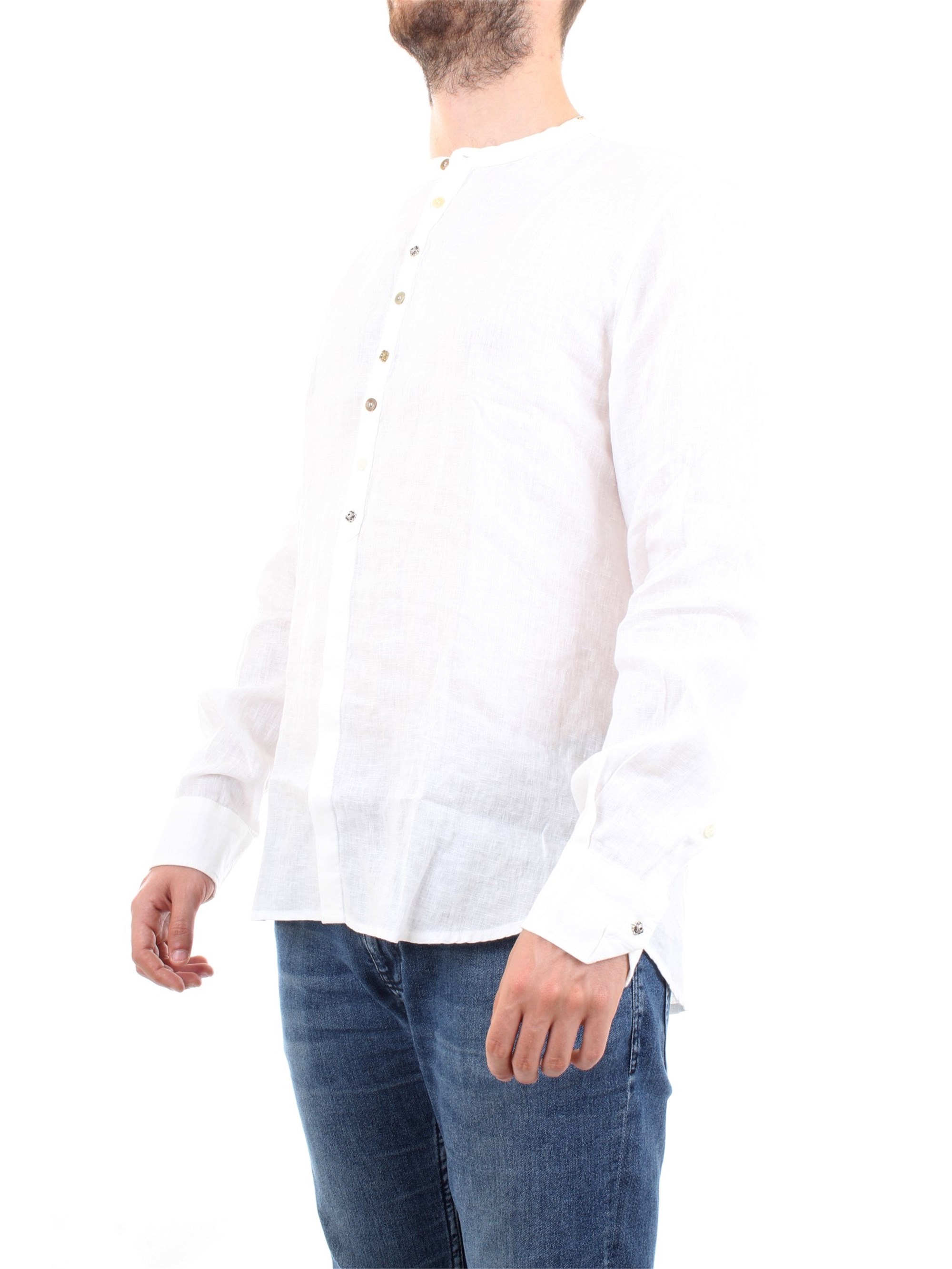 Officina36 0383707669 White Clothing Man Shirt Officina36 0383707669 White Clothing Man Shirt