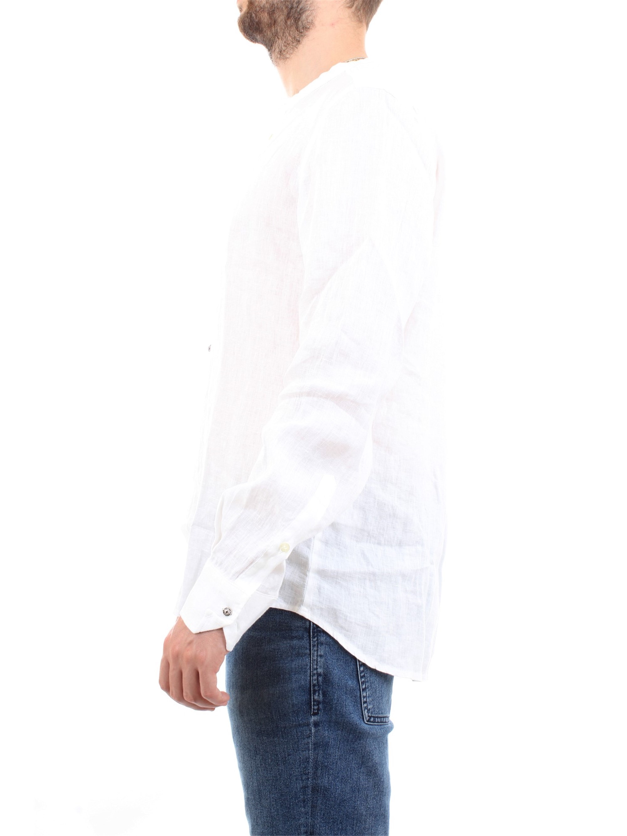 Officina36 0383707669 White Clothing Man Shirt Officina36 0383707669 White Clothing Man Shirt