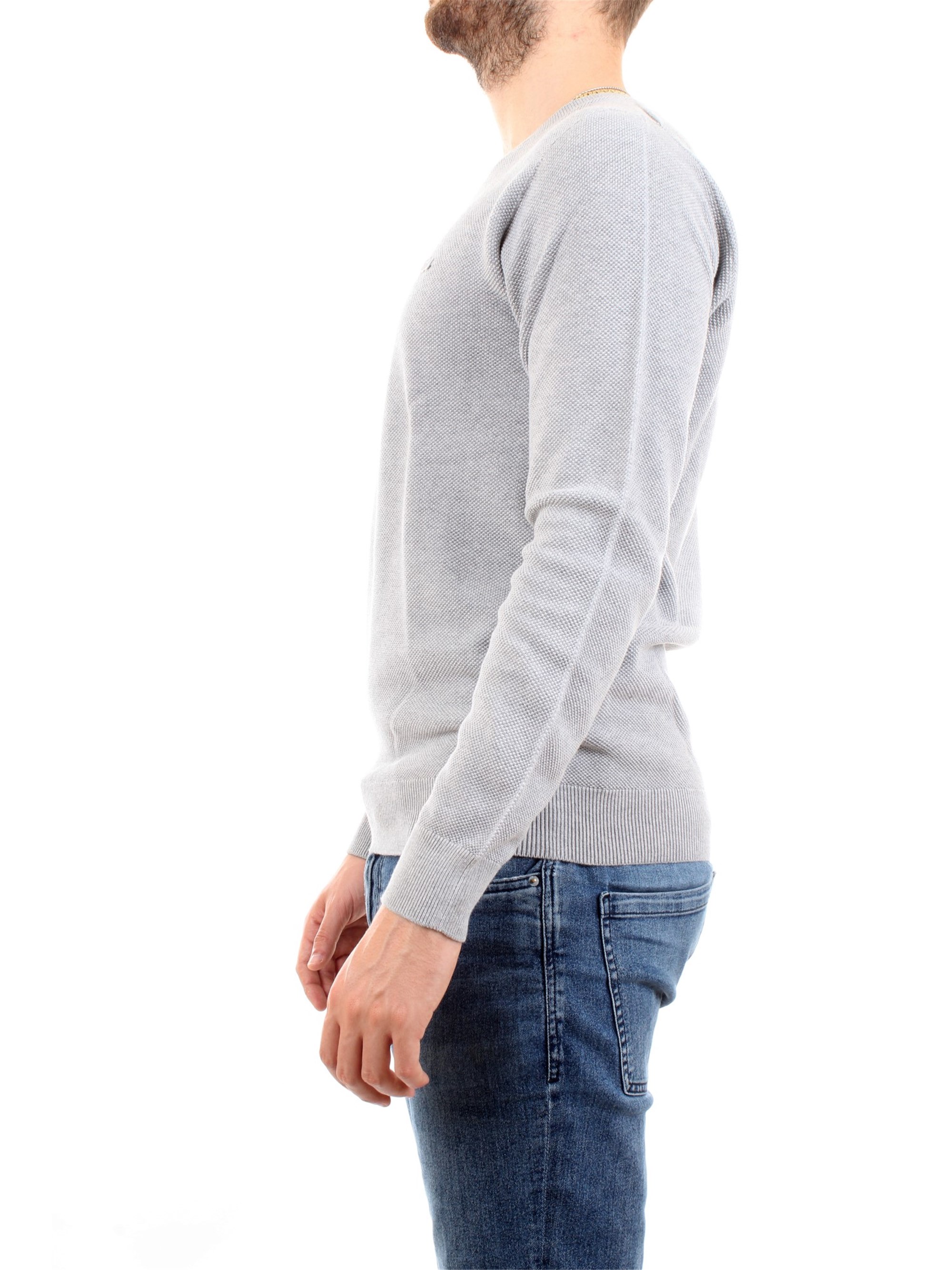 Lacoste AH4082-00 Grey Clothing Man Sweater Lacoste AH4082-00 Grey Clothing Man Sweater