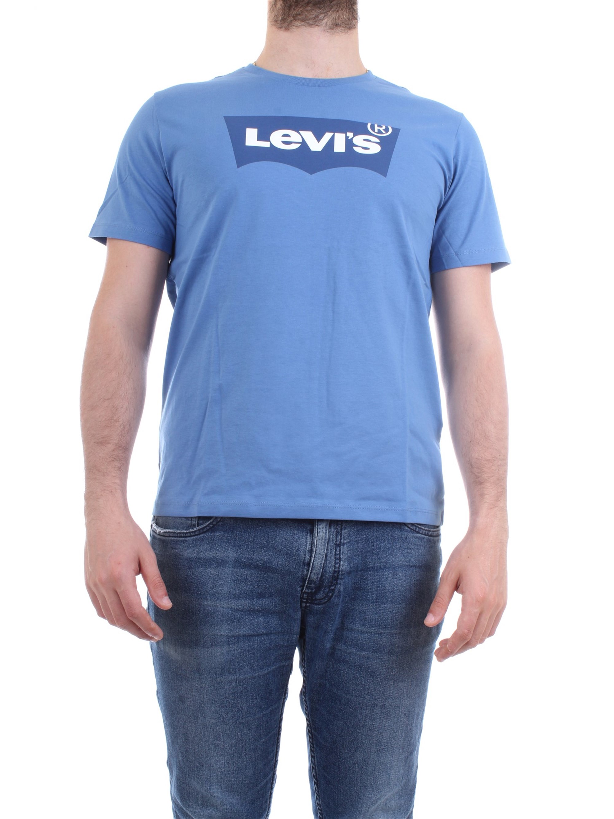 LEVI'S 22489 Blue Clothing Man T-Shirt/Polo LEVI'S 22489 Blue Clothing Man T-Shirt/Polo
