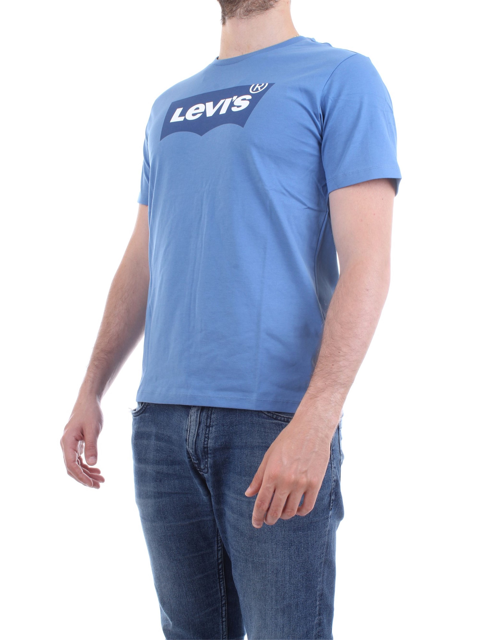 LEVI'S 22489 Blue Clothing Man T-Shirt/Polo LEVI'S 22489 Blue Clothing Man T-Shirt/Polo