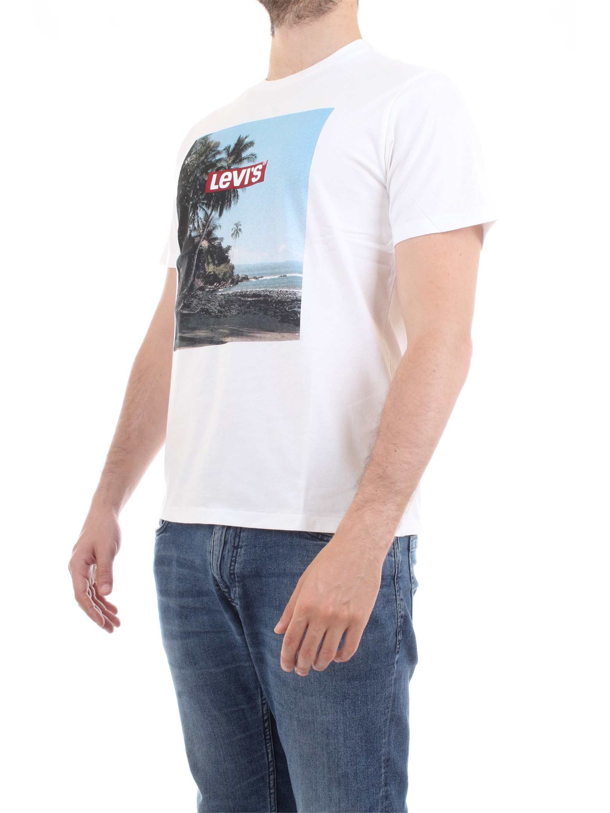 LEVI'S 22491 bianco1 Clothing Man T-Shirt/Polo LEVI'S 22491 bianco1 Clothing Man T-Shirt/Polo