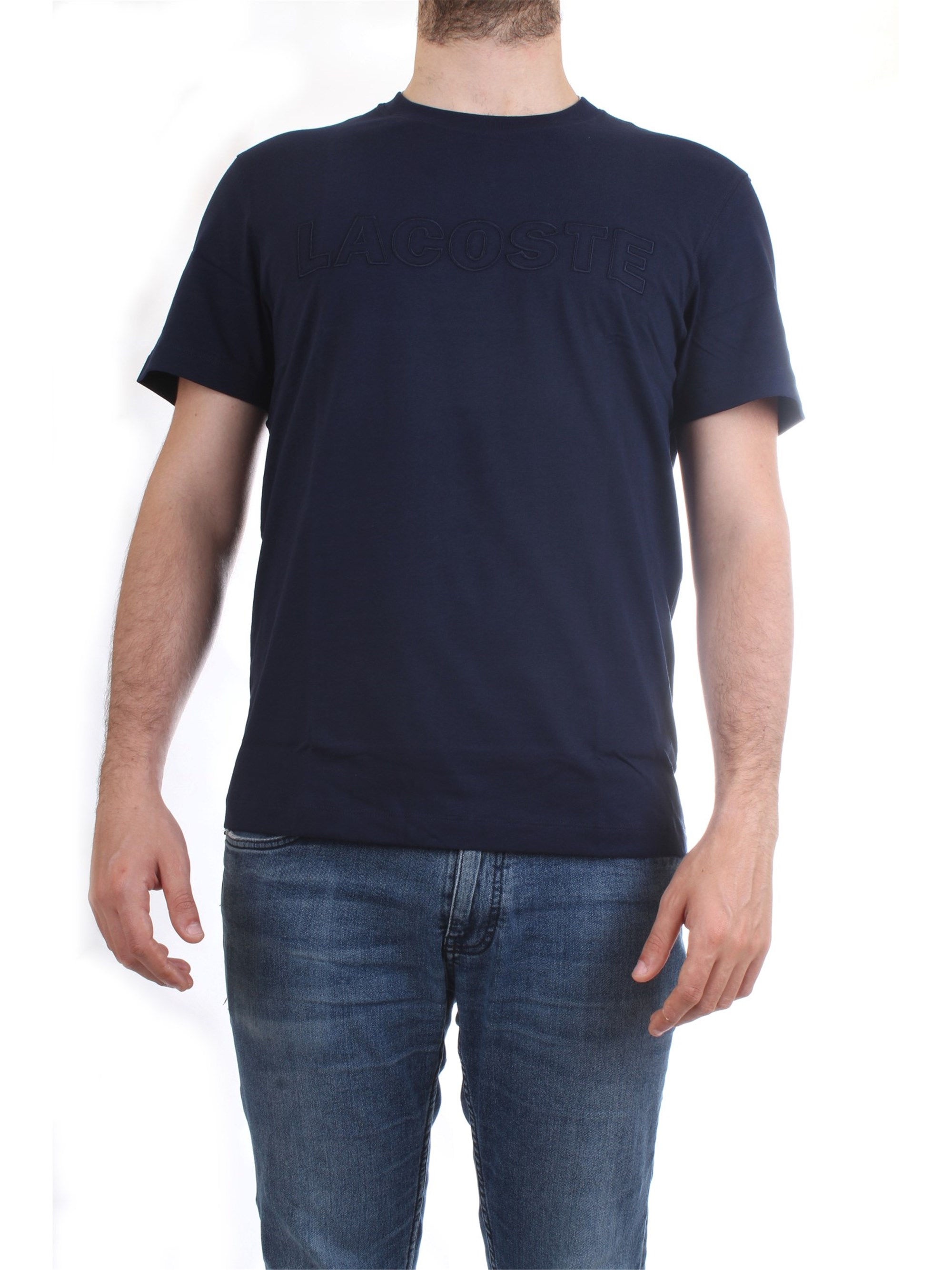 Lacoste TH8804-00 Blue Clothing Man T-Shirt/Polo Lacoste TH8804-00 Blue Clothing Man T-Shirt/Polo