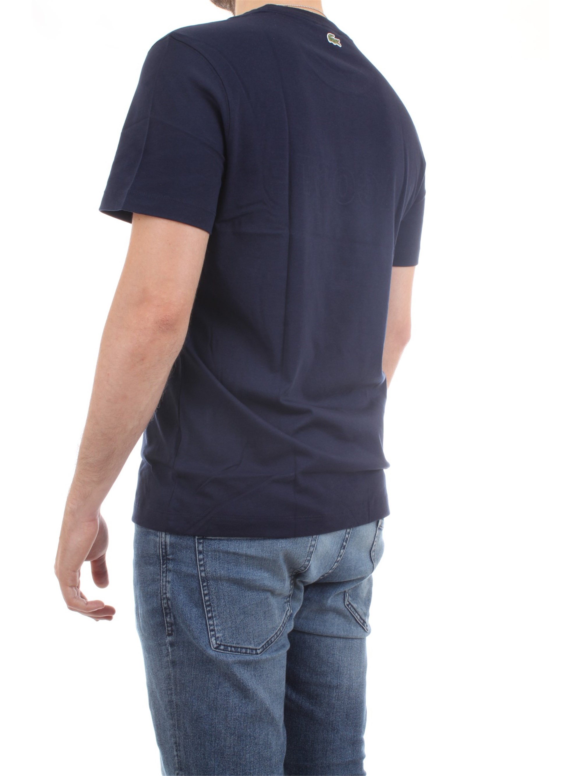 Lacoste TH8804-00 Blue Clothing Man T-Shirt/Polo Lacoste TH8804-00 Blue Clothing Man T-Shirt/Polo