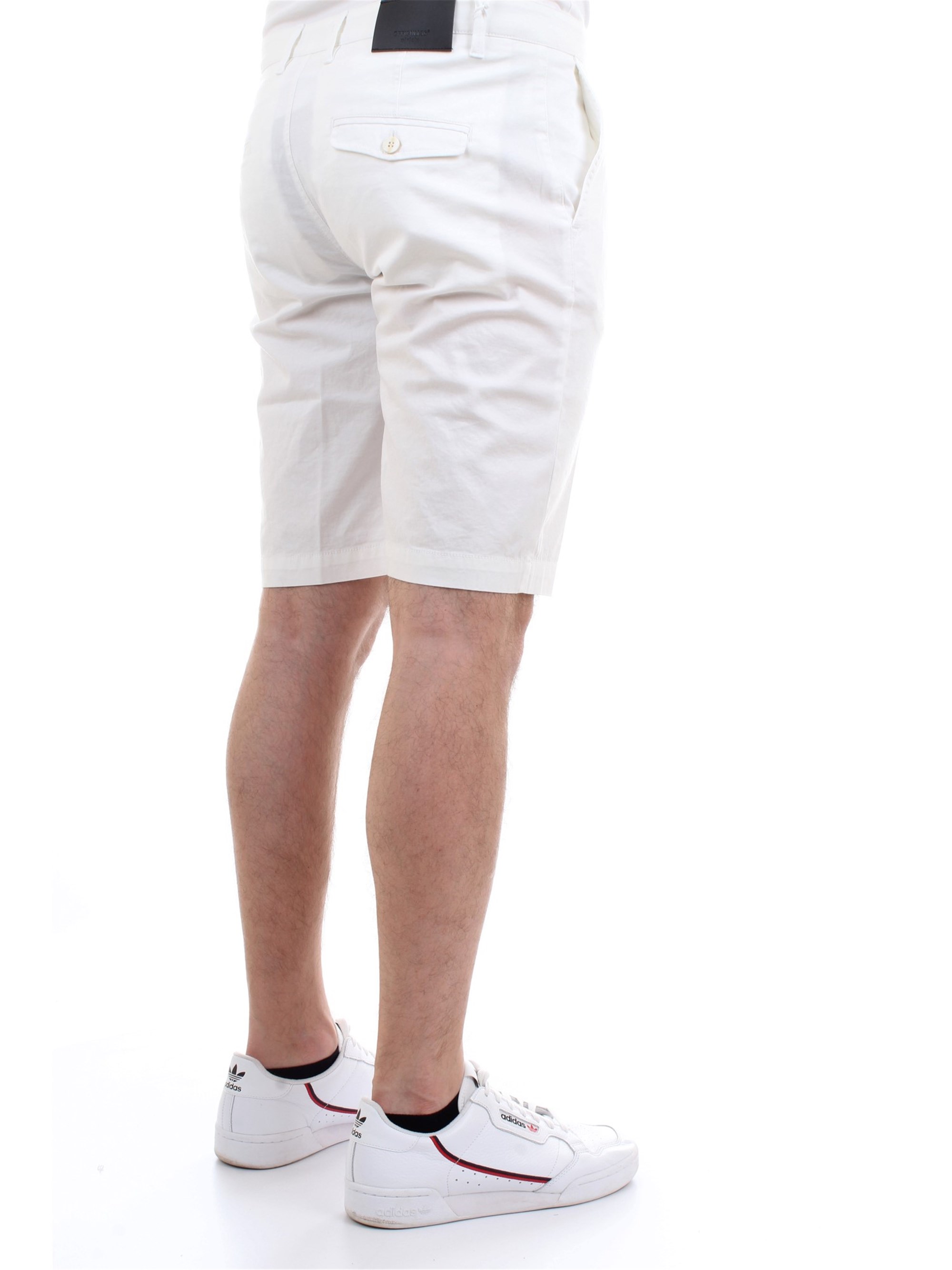 Officina36 0267007558 White Clothing Man Shorts Officina36 0267007558 White Clothing Man Shorts