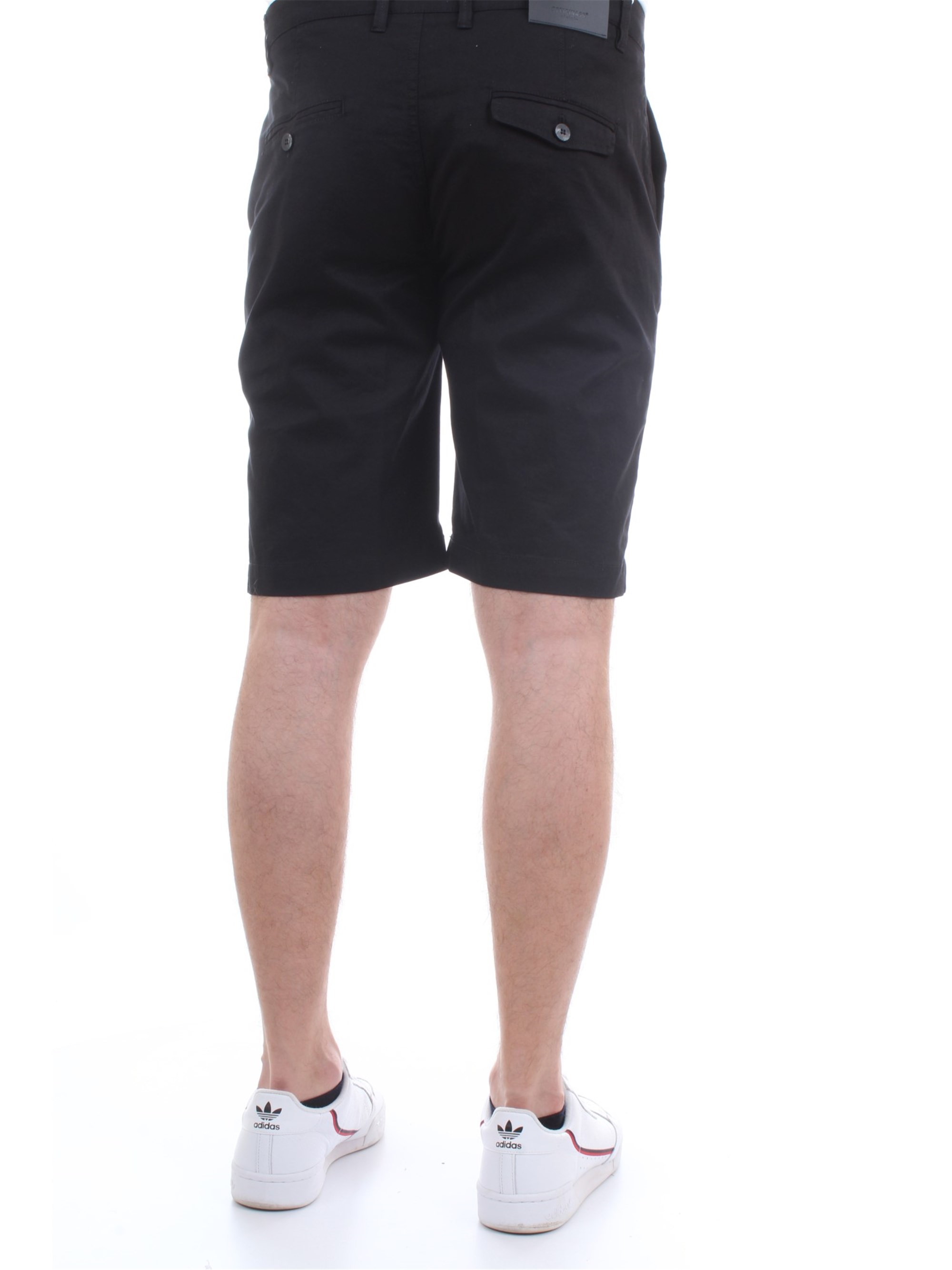 Officina36 0267007558 Black Clothing Man Shorts Officina36 0267007558 Black Clothing Man Shorts