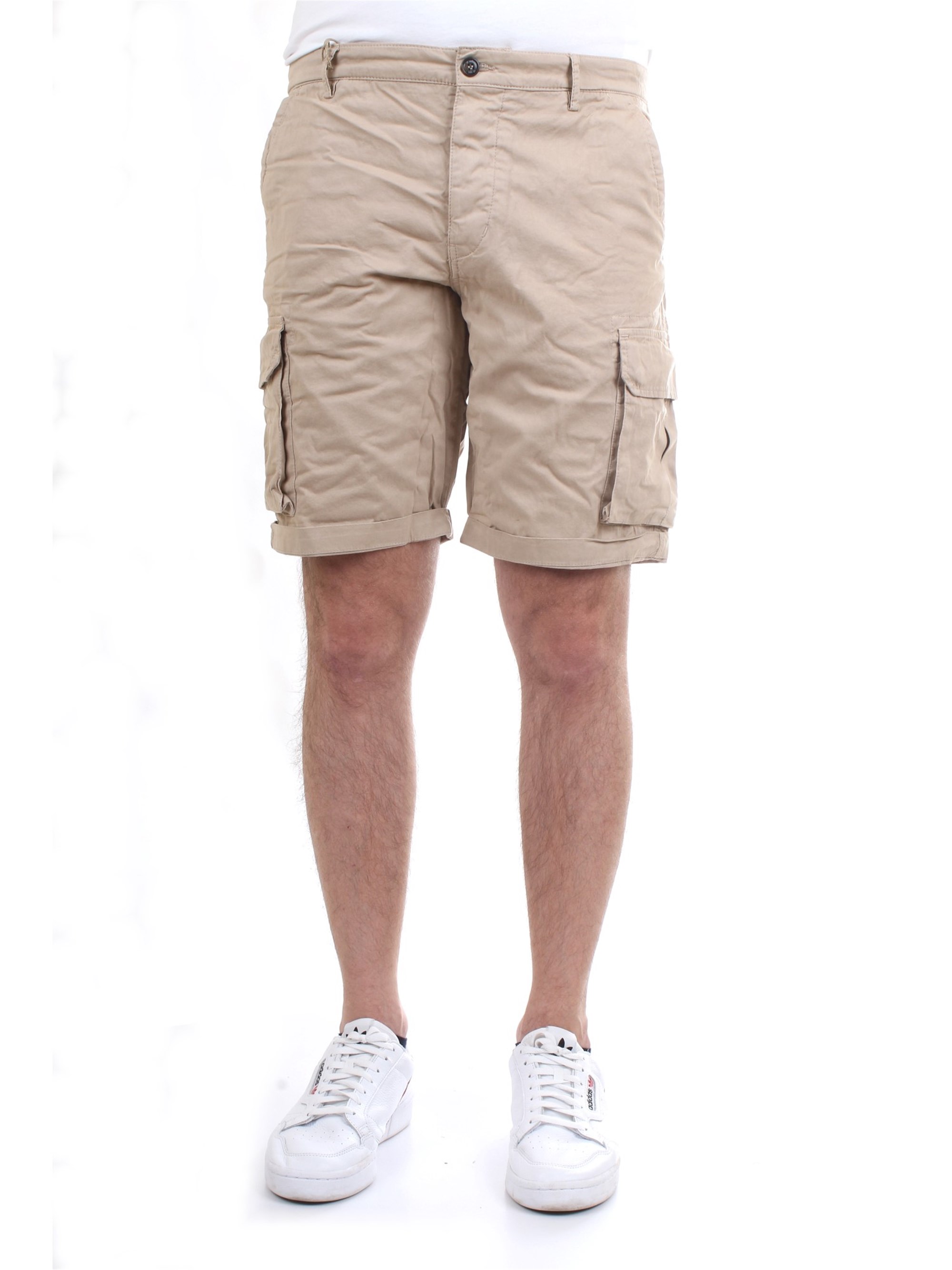40 Weft NICK 5035 Beige Clothing Man Shorts 40 Weft NICK 5035 Beige Clothing Man Shorts