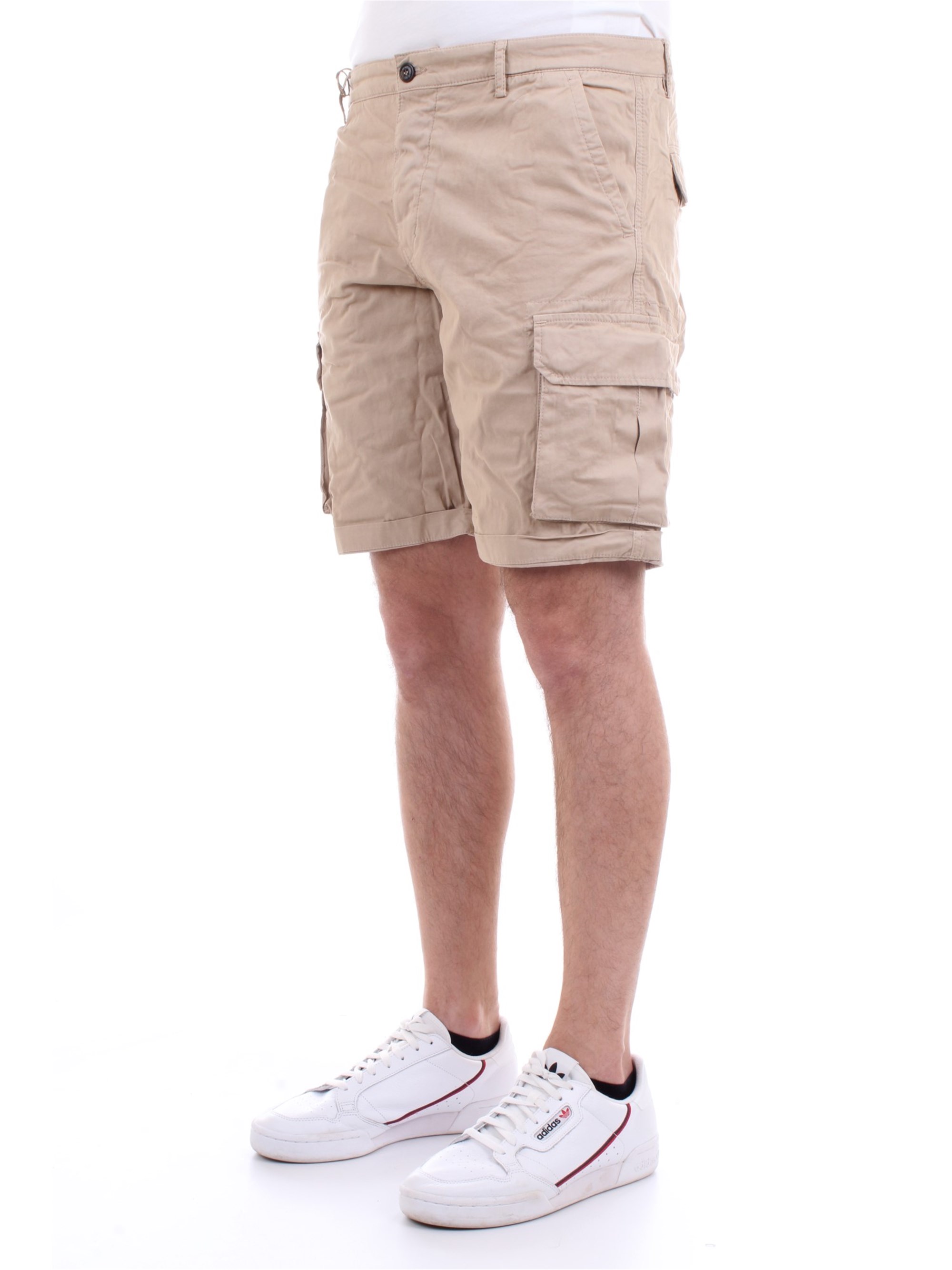 40 Weft NICK 5035 Beige Clothing Man Shorts 40 Weft NICK 5035 Beige Clothing Man Shorts