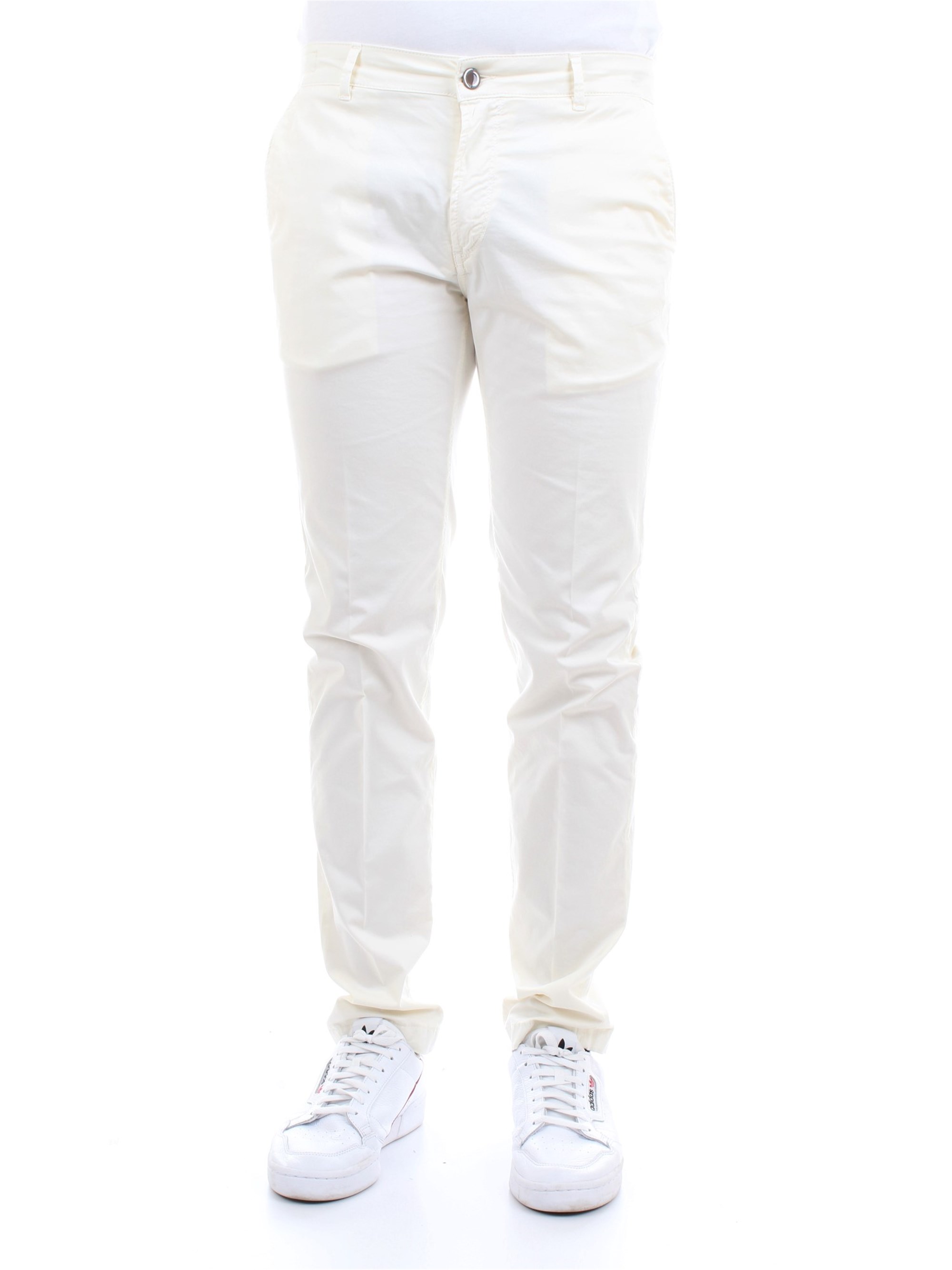 CAMOUFLAGE CHINOS REY 17ZIP Milk Clothing Man Trousers CAMOUFLAGE CHINOS REY 17ZIP Milk Clothing Man Trousers