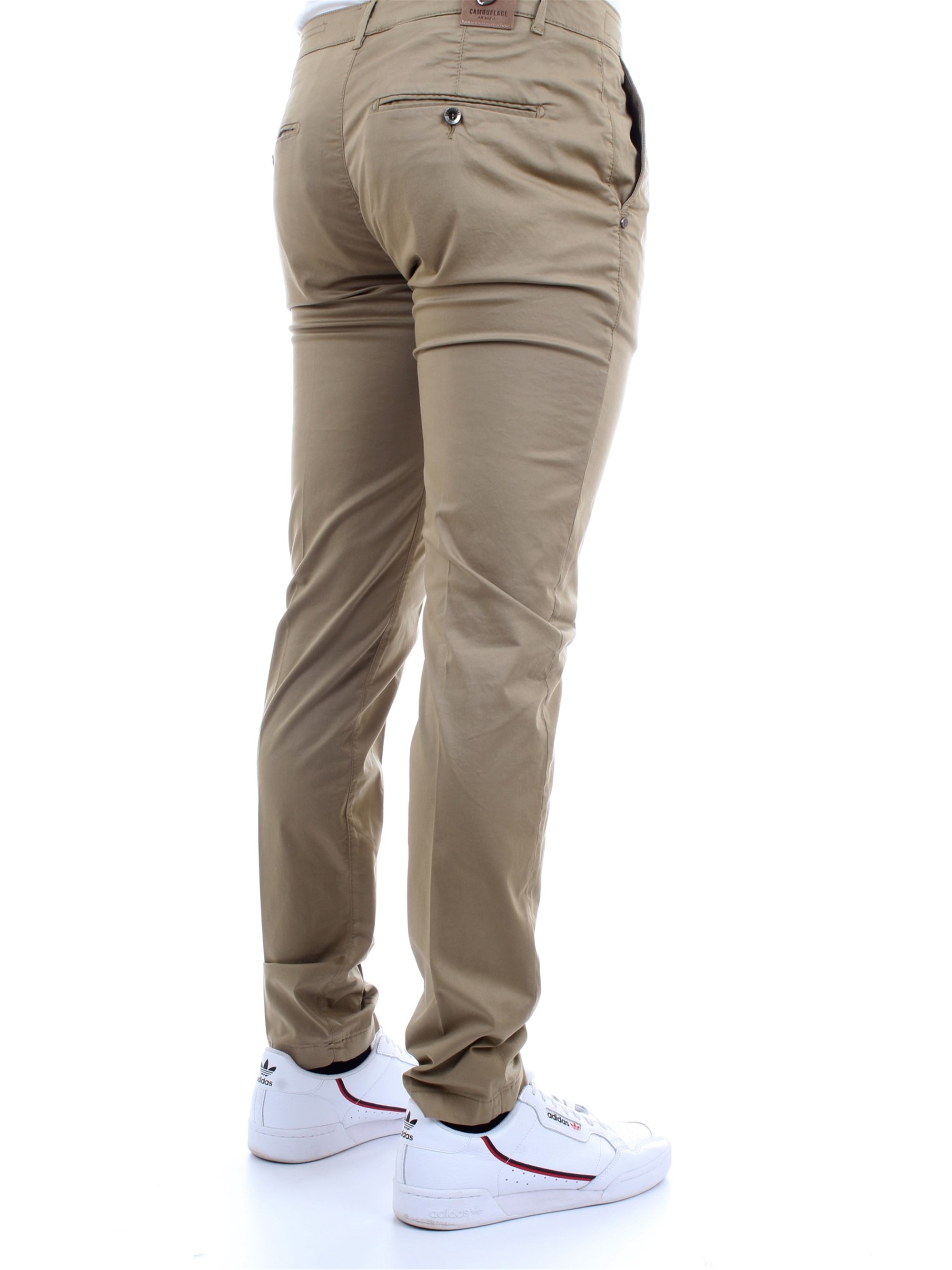 CAMOUFLAGE CHINOS REY 17ZIP Beige Clothing Man Trousers CAMOUFLAGE CHINOS REY 17ZIP Beige Clothing Man Trousers