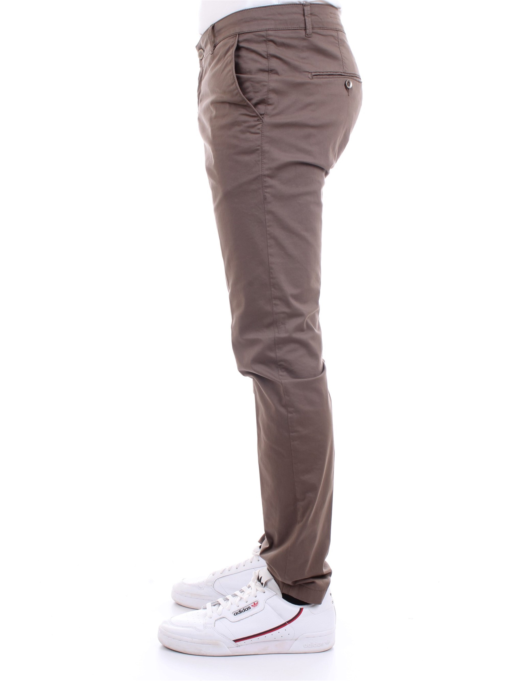 CAMOUFLAGE CHINOS REY 17ZIP Brown Clothing Man Trousers CAMOUFLAGE CHINOS REY 17ZIP Brown Clothing Man Trousers