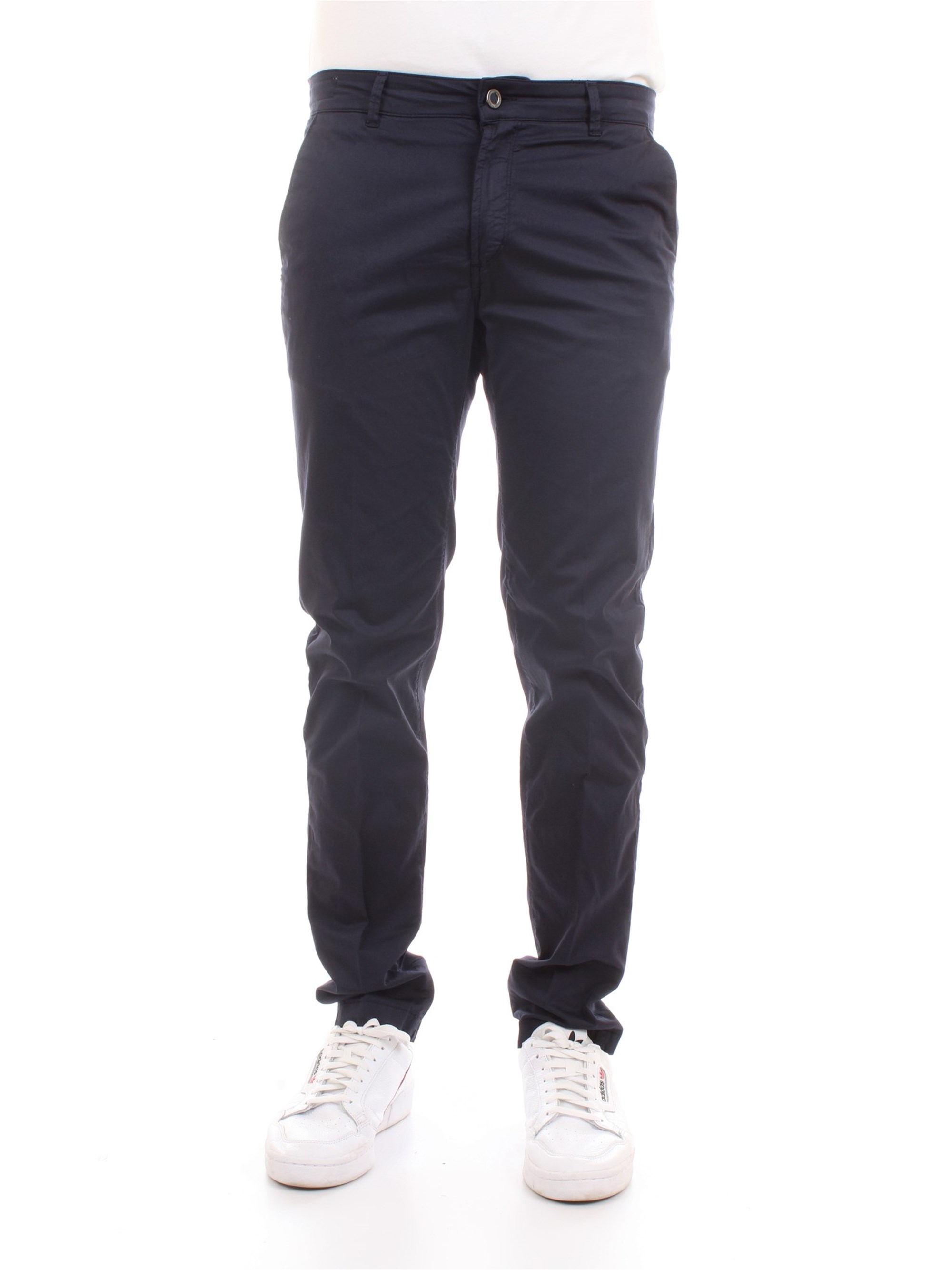 CAMOUFLAGE CHINOS REY 17ZIP Blue Clothing Man Trousers CAMOUFLAGE CHINOS REY 17ZIP Blue Clothing Man Trousers
