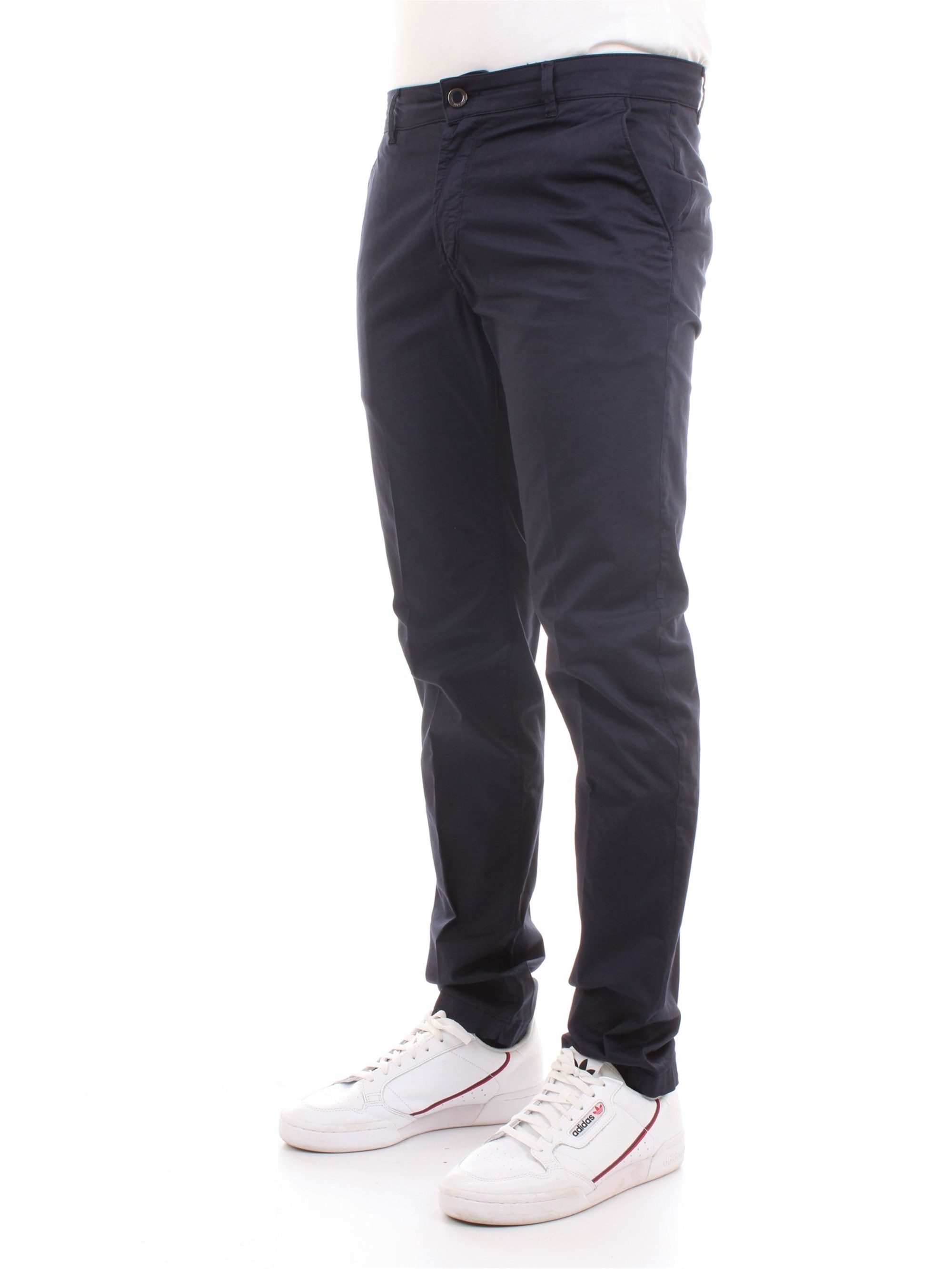 CAMOUFLAGE CHINOS REY 17ZIP Blue Clothing Man Trousers CAMOUFLAGE CHINOS REY 17ZIP Blue Clothing Man Trousers