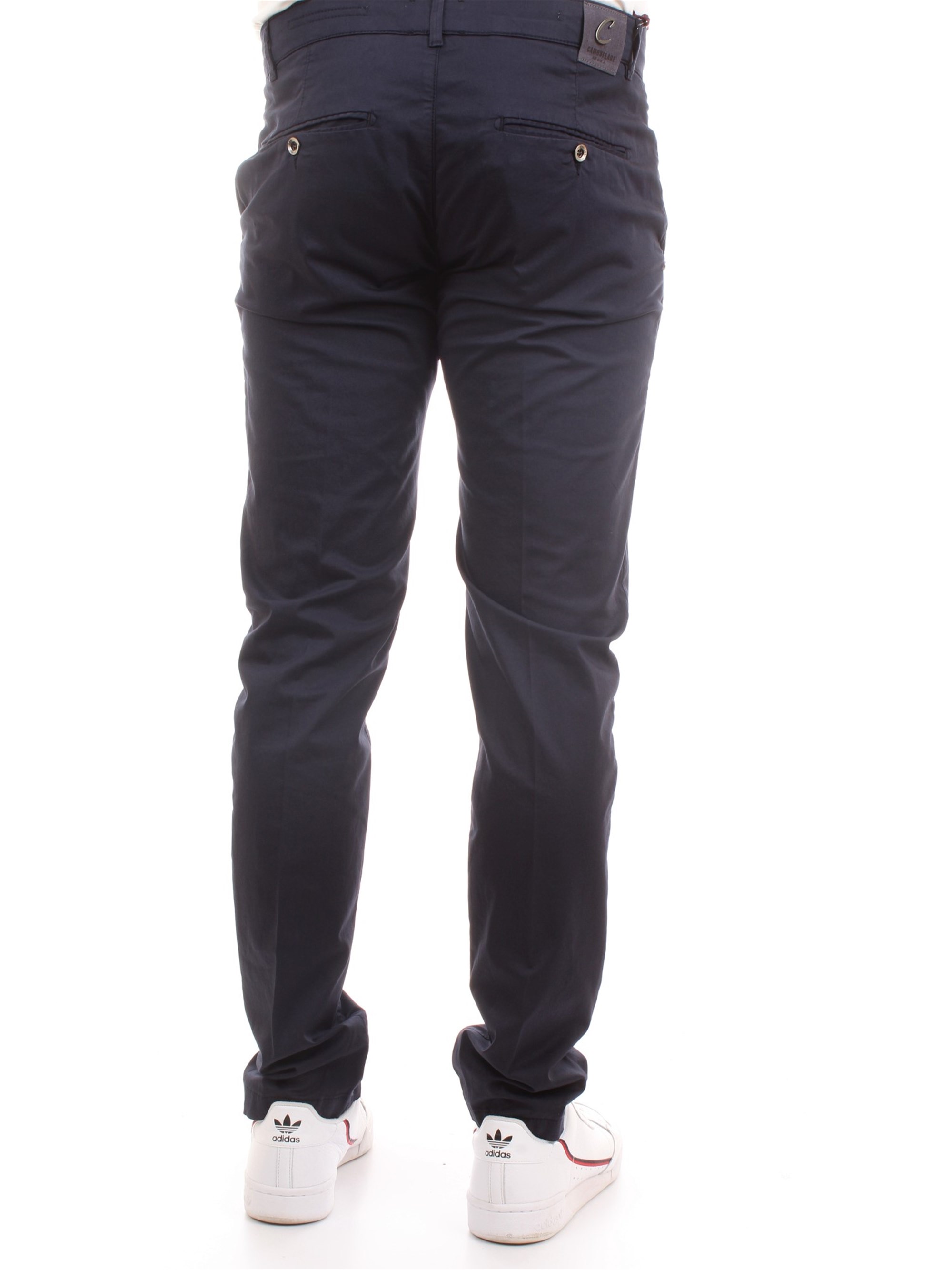 CAMOUFLAGE CHINOS REY 17ZIP Blue Clothing Man Trousers CAMOUFLAGE CHINOS REY 17ZIP Blue Clothing Man Trousers