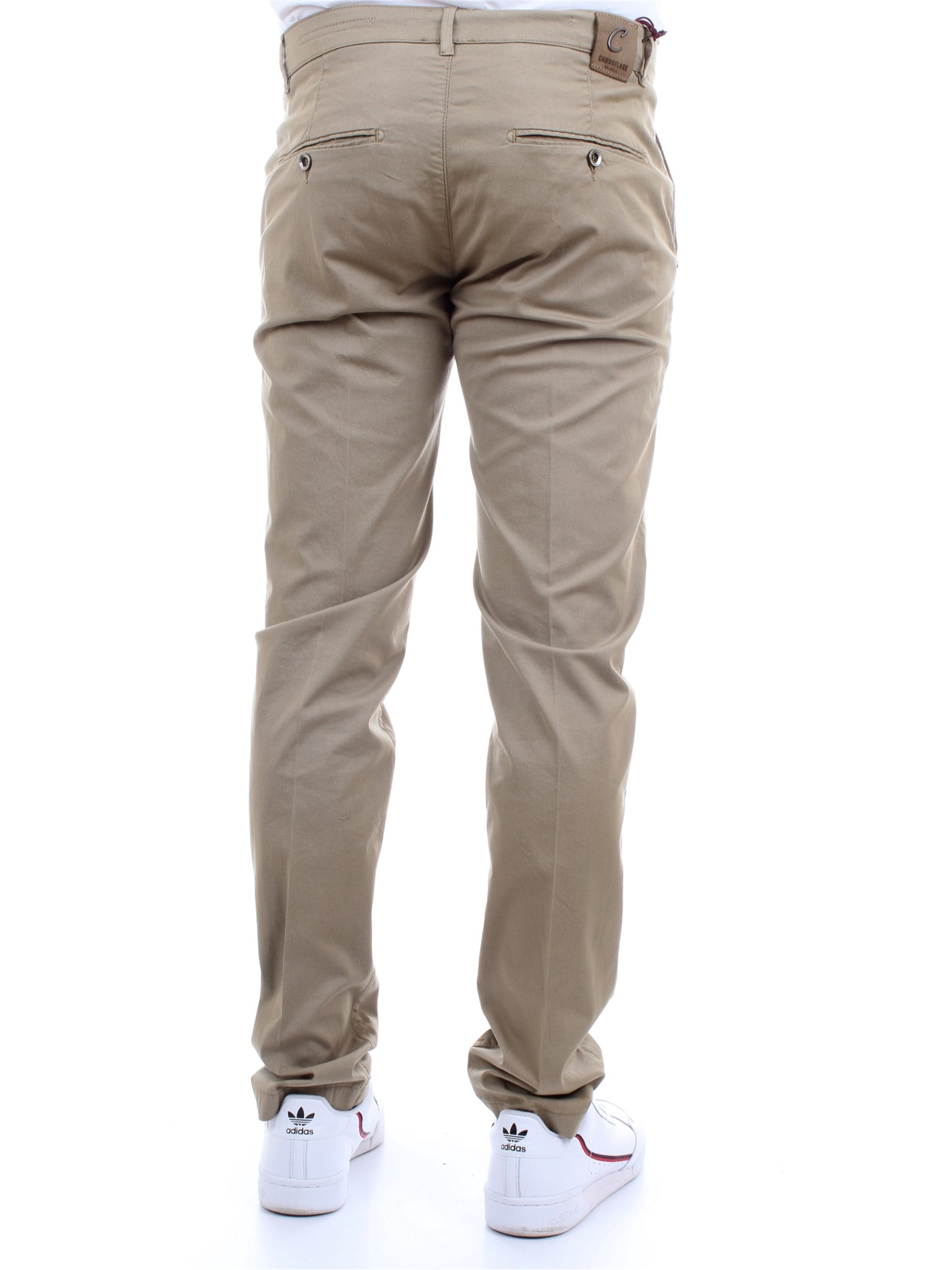 CAMOUFLAGE CHINOS REY 17 ZIP F47 Beige Clothing Man Trousers CAMOUFLAGE CHINOS REY 17 ZIP F47 Beige Clothing Man Trousers