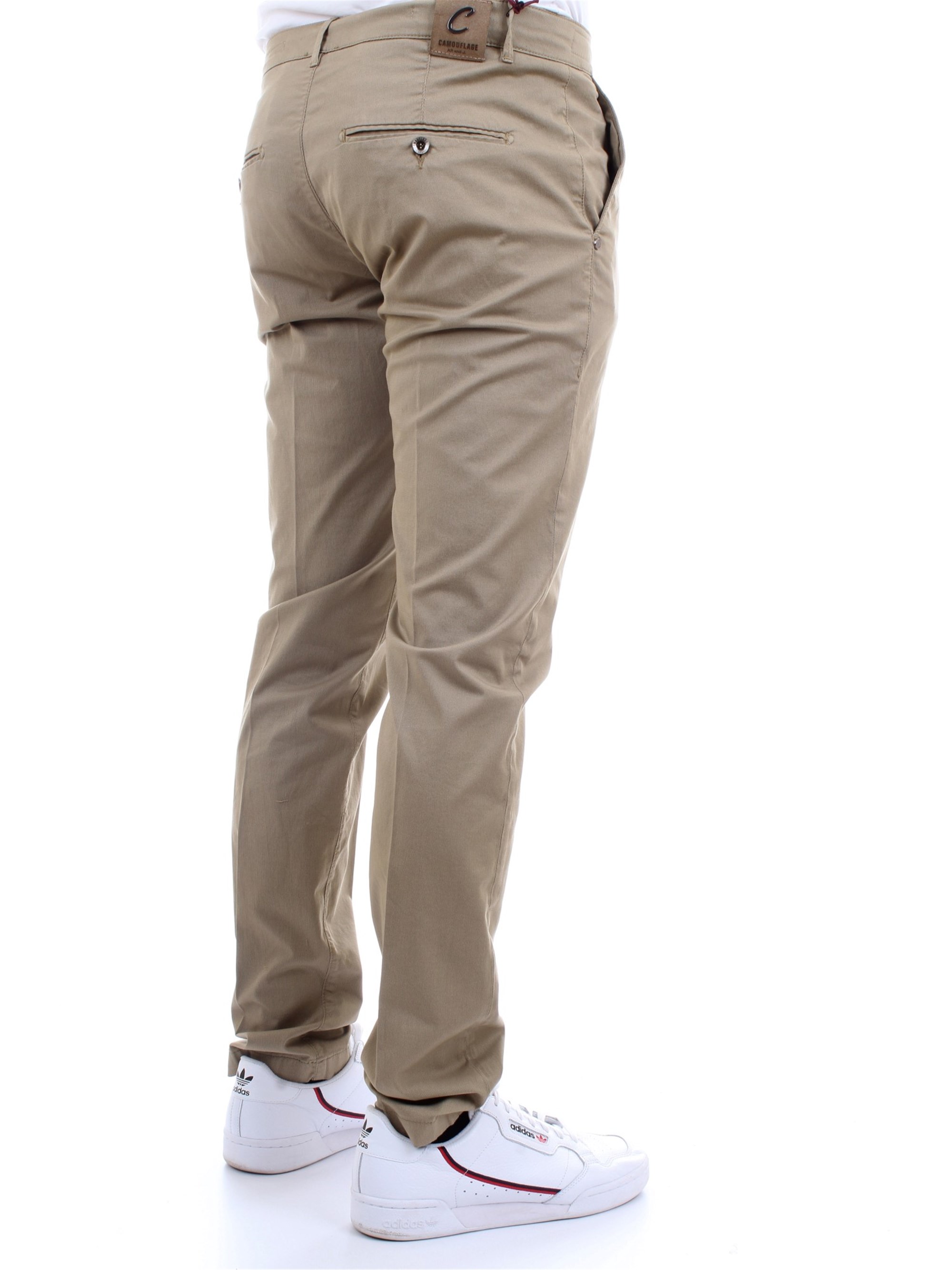 CAMOUFLAGE CHINOS REY 17 ZIP F47 Beige Clothing Man Trousers CAMOUFLAGE CHINOS REY 17 ZIP F47 Beige Clothing Man Trousers