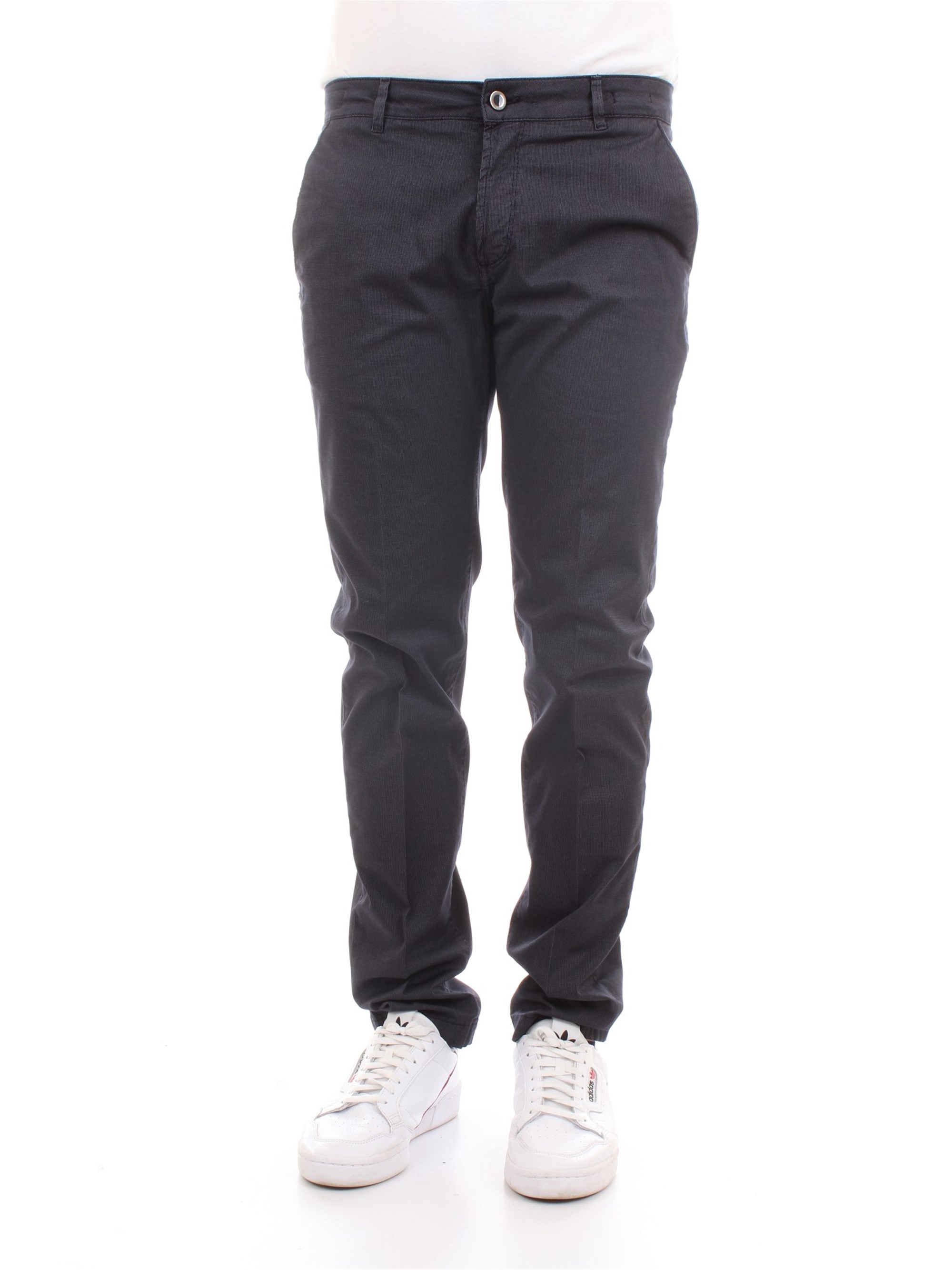 CAMOUFLAGE CHINOS REY 17 ZIP F47 Blue Clothing Man Trousers CAMOUFLAGE CHINOS REY 17 ZIP F47 Blue Clothing Man Trousers