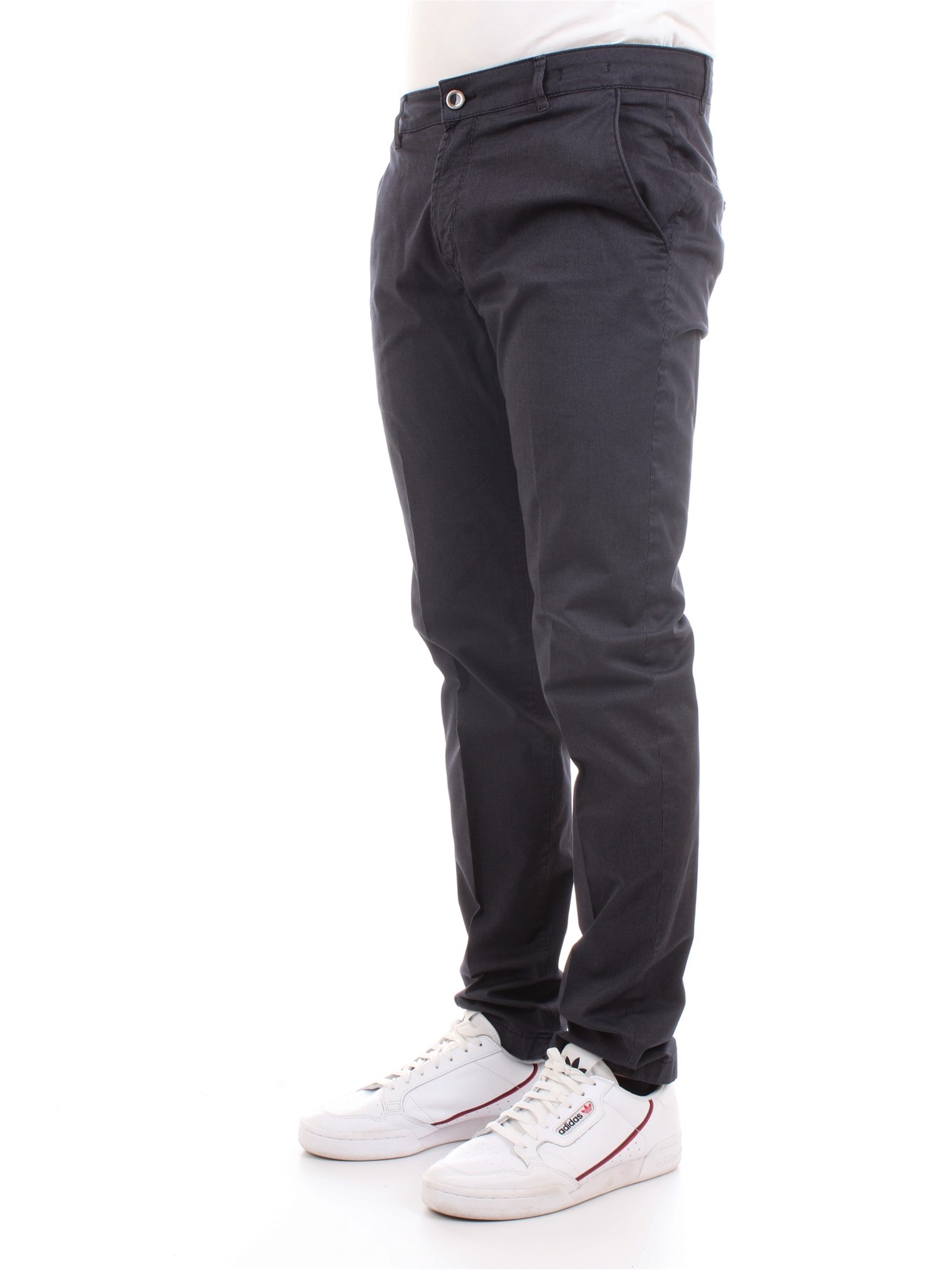 CAMOUFLAGE CHINOS REY 17 ZIP F47 Blue Clothing Man Trousers CAMOUFLAGE CHINOS REY 17 ZIP F47 Blue Clothing Man Trousers