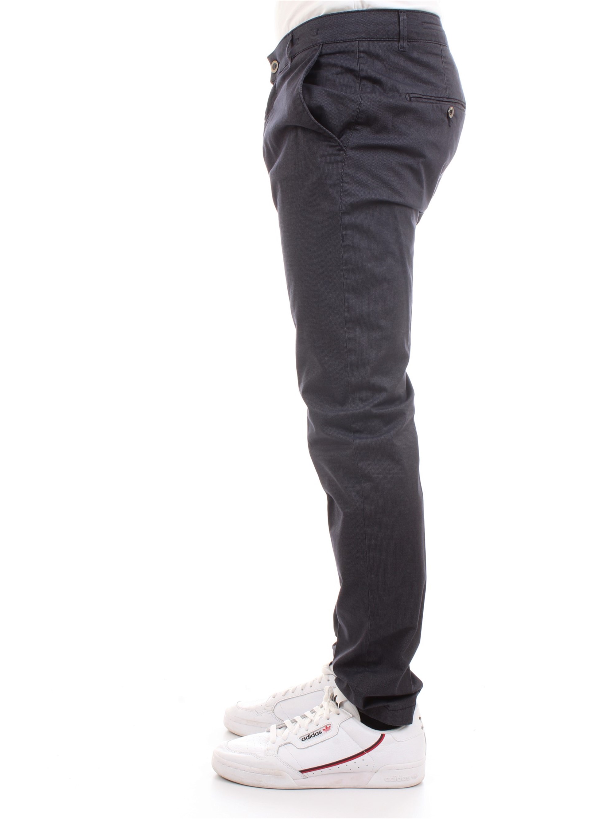 CAMOUFLAGE CHINOS REY 17 ZIP F47 Blue Clothing Man Trousers CAMOUFLAGE CHINOS REY 17 ZIP F47 Blue Clothing Man Trousers