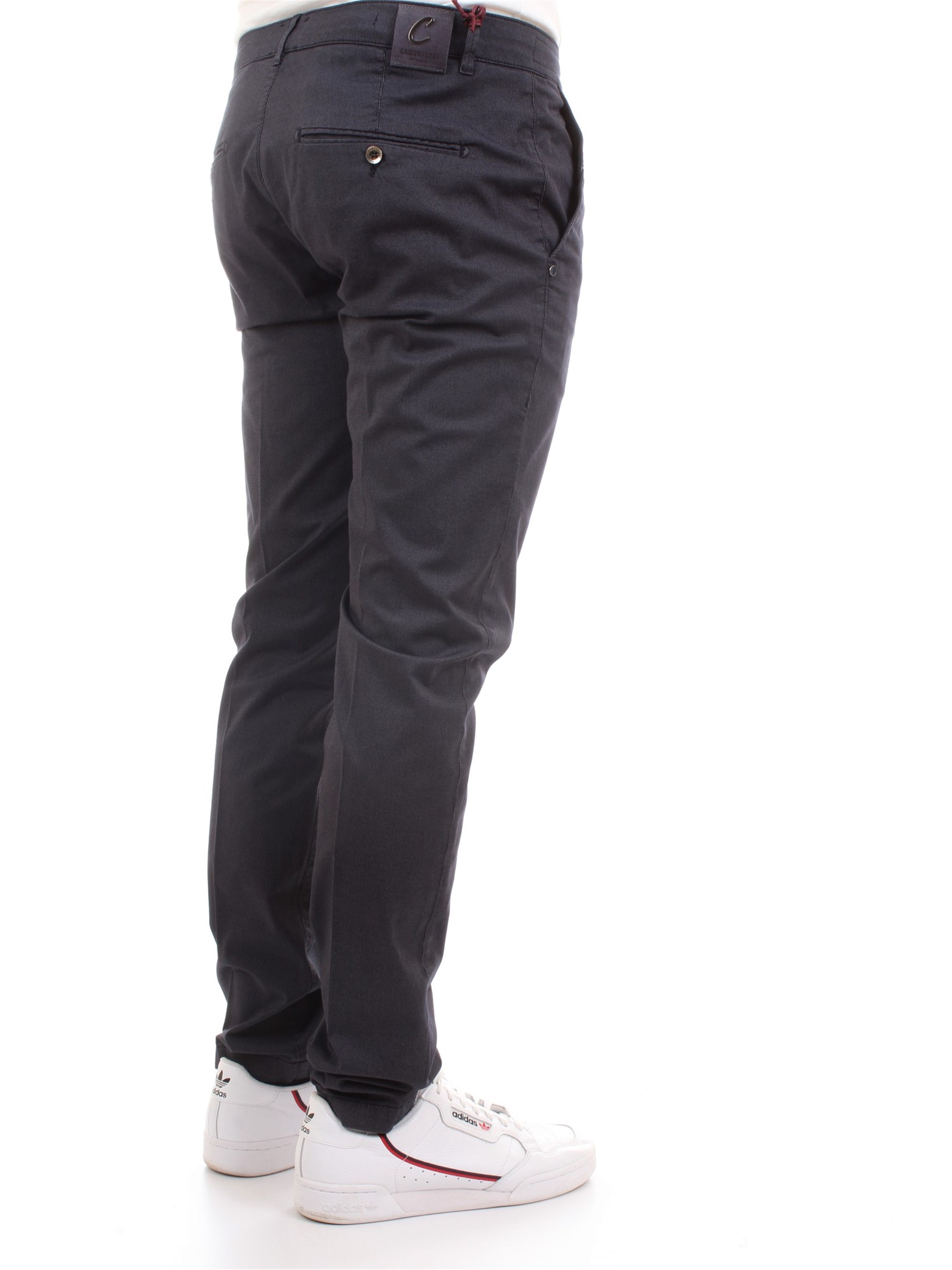 CAMOUFLAGE CHINOS REY 17 ZIP F47 Blue Clothing Man Trousers CAMOUFLAGE CHINOS REY 17 ZIP F47 Blue Clothing Man Trousers