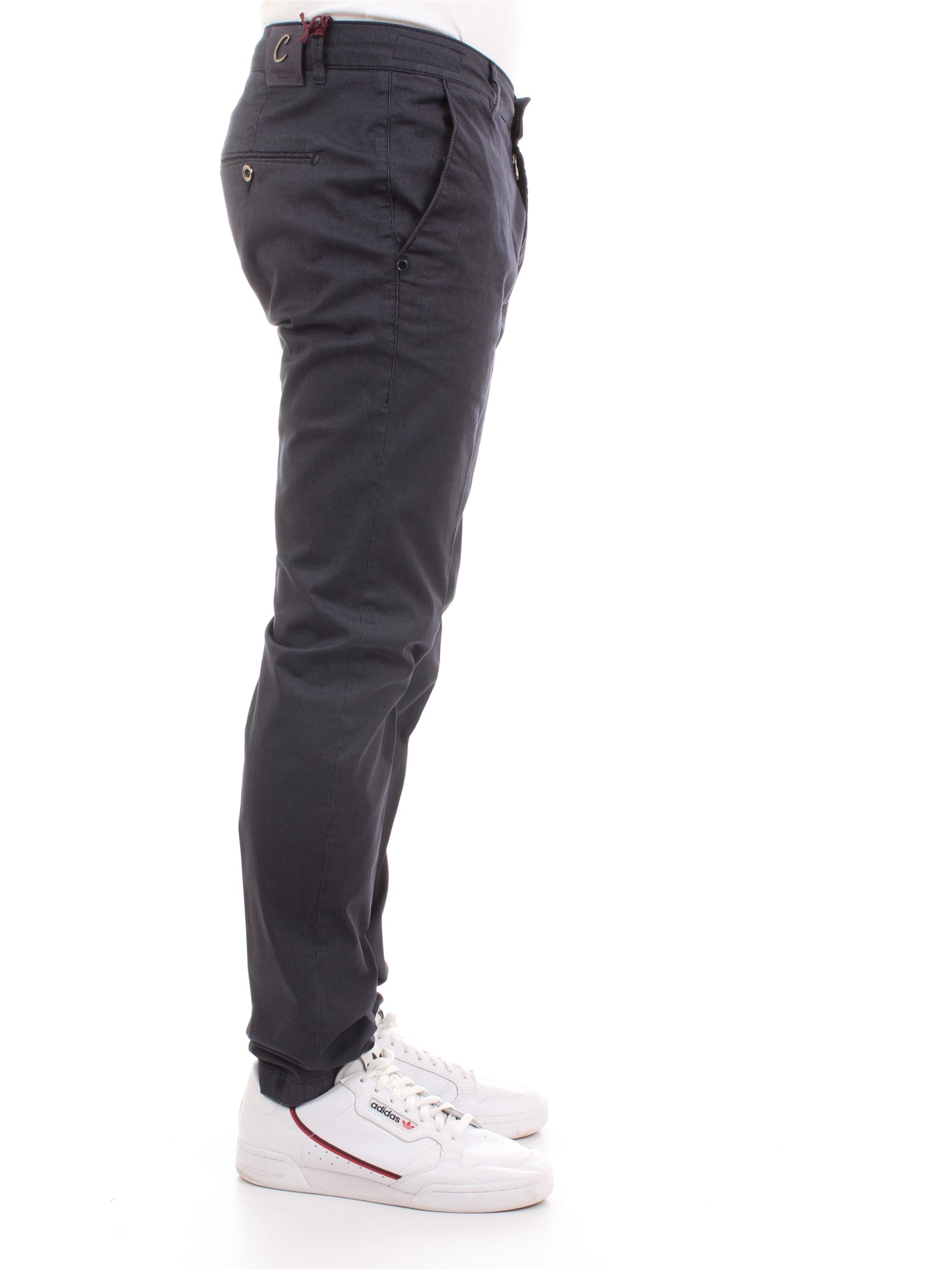 CAMOUFLAGE CHINOS REY 17 ZIP F47 Blue Clothing Man Trousers CAMOUFLAGE CHINOS REY 17 ZIP F47 Blue Clothing Man Trousers