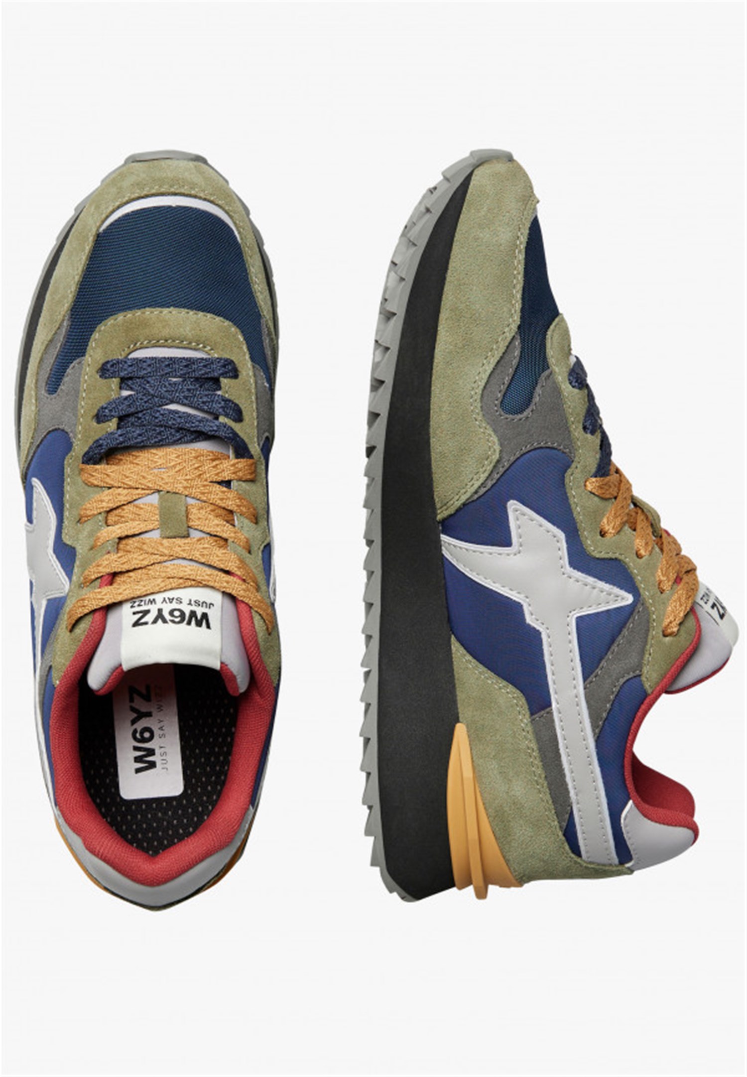 W6YZ 2015185111F91 Blu Scarpe Uomo Sneakers W6YZ 2015185111F91 Blu Scarpe Uomo Sneakers