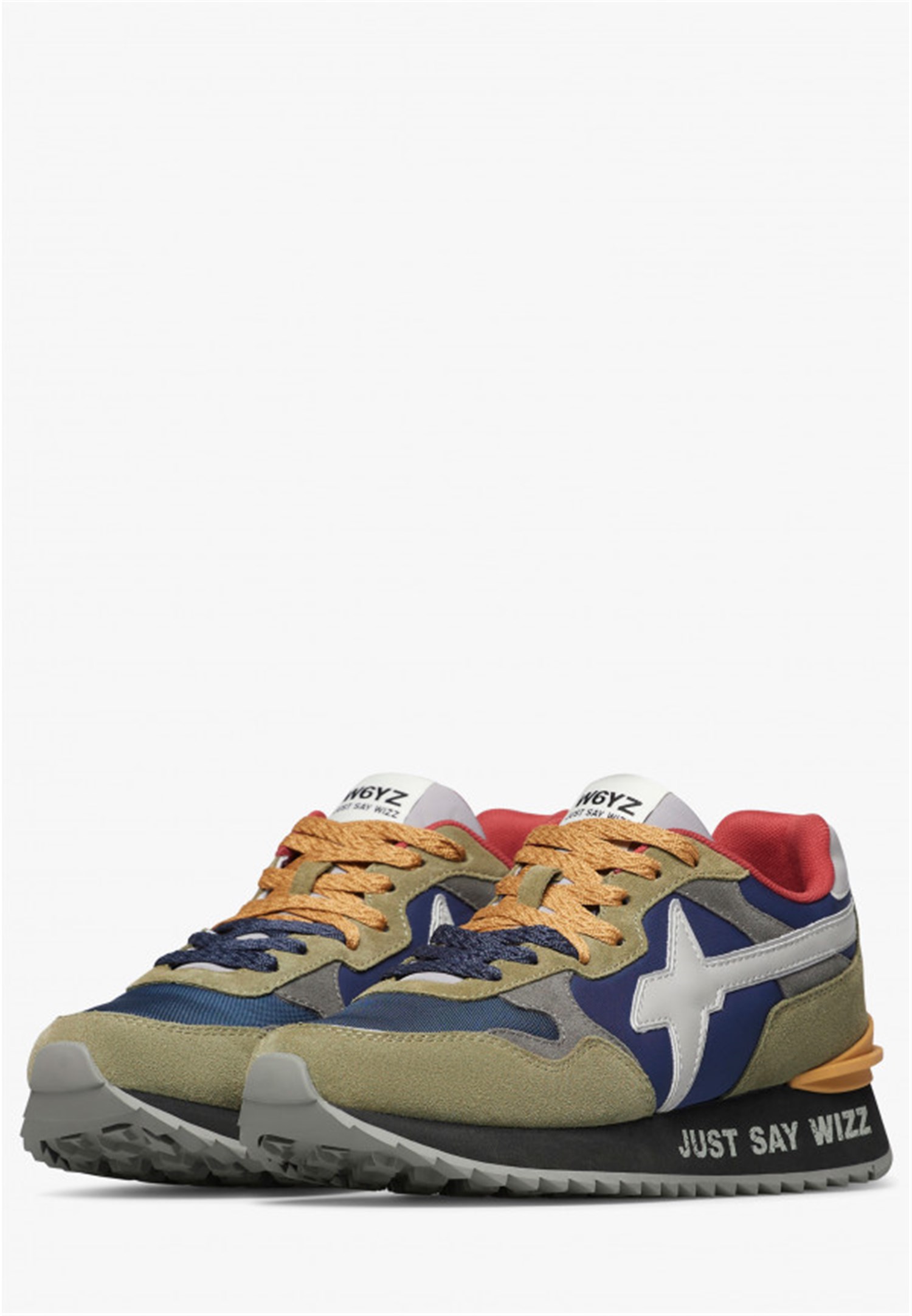 W6YZ 2015185111F91 Blu Scarpe Uomo Sneakers W6YZ 2015185111F91 Blu Scarpe Uomo Sneakers