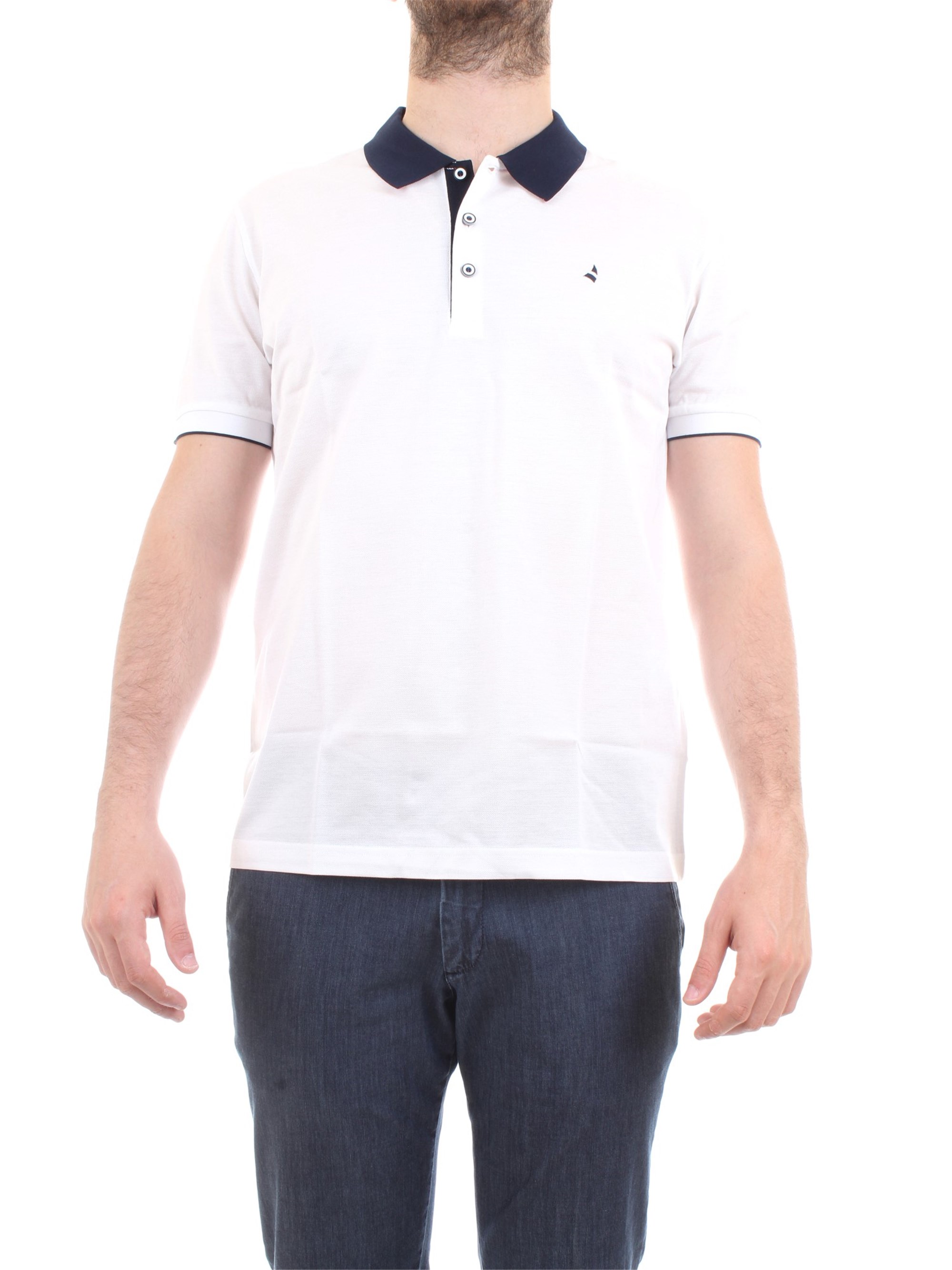 NAVIGARE NV72037 White Clothing Man Polo shirt NAVIGARE NV72037 White Clothing Man Polo shirt